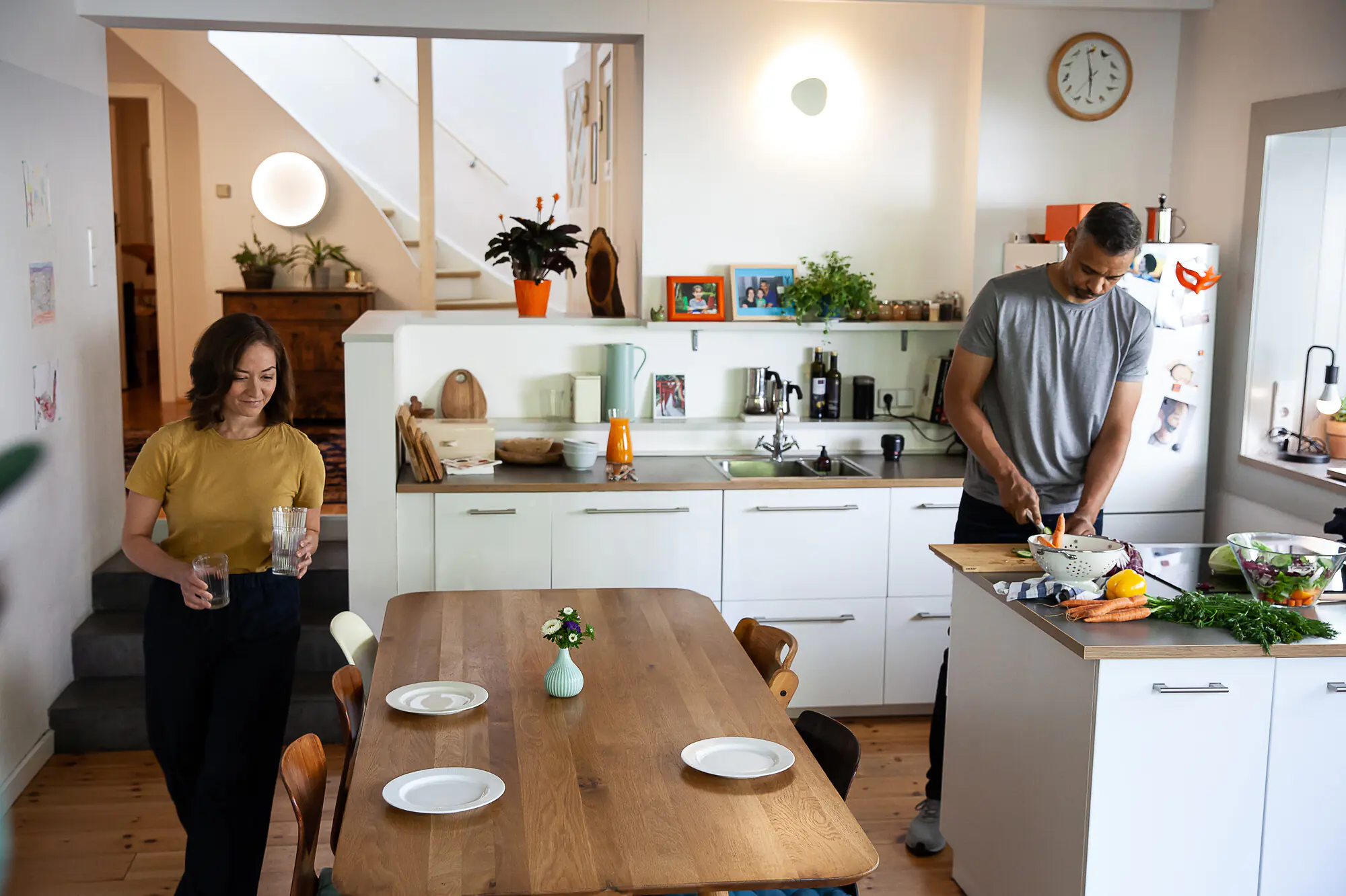 Ledvance LED Deckenleuchte Smart+ Orbis Cylinder grau Ø 45 cm