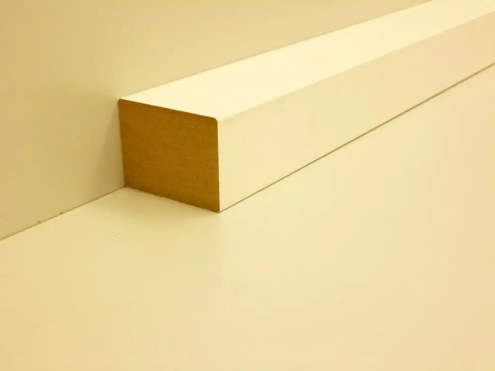 B.S. Bauprogramm Rechteckleiste 200 cm 30 x 40 mm weiß