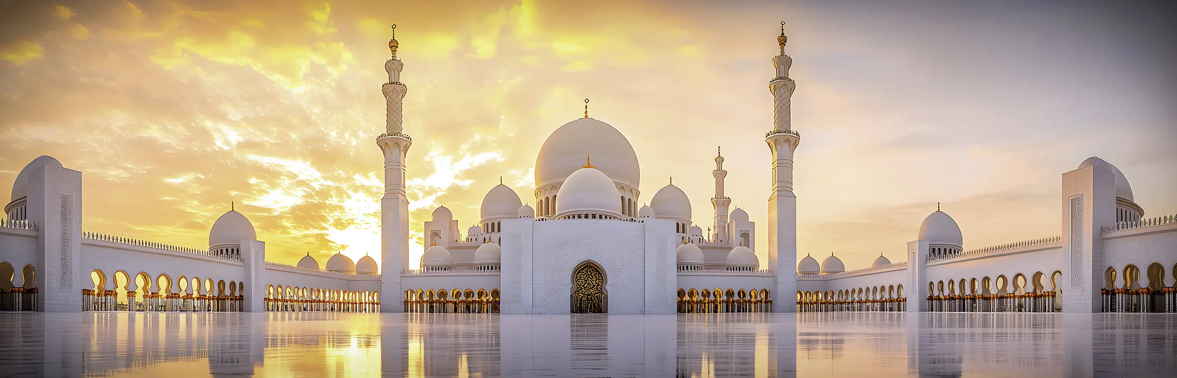 Keilrahmenbild Moschee 140 x 45 cm