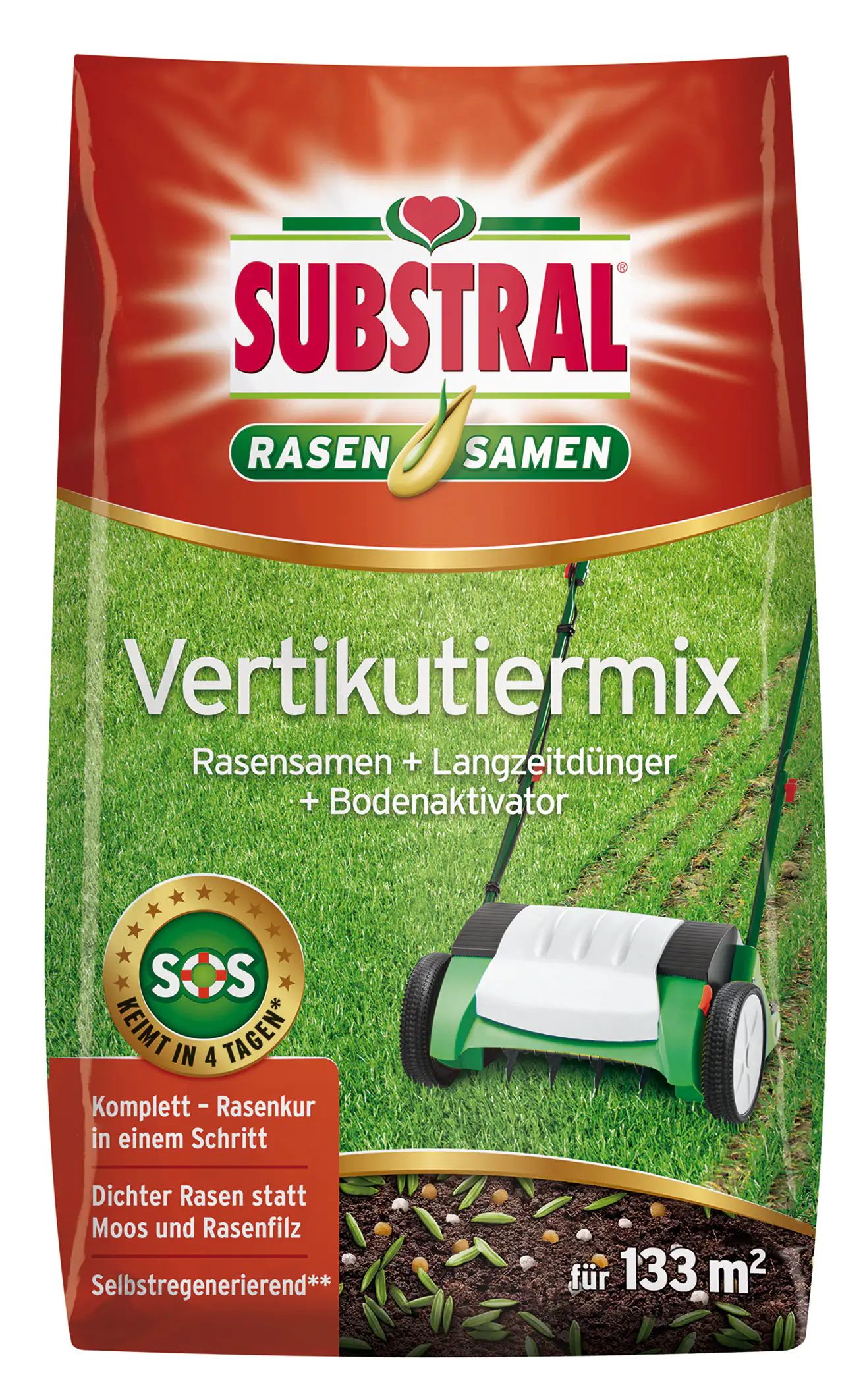 4062700886939 Substral Vertikutiermix 4 kg für 133 m²