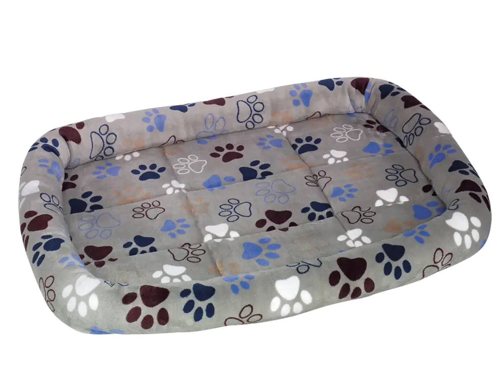 4033766616358 Nobby Hundematte mit Rand Lissi Classic oval hellgrau