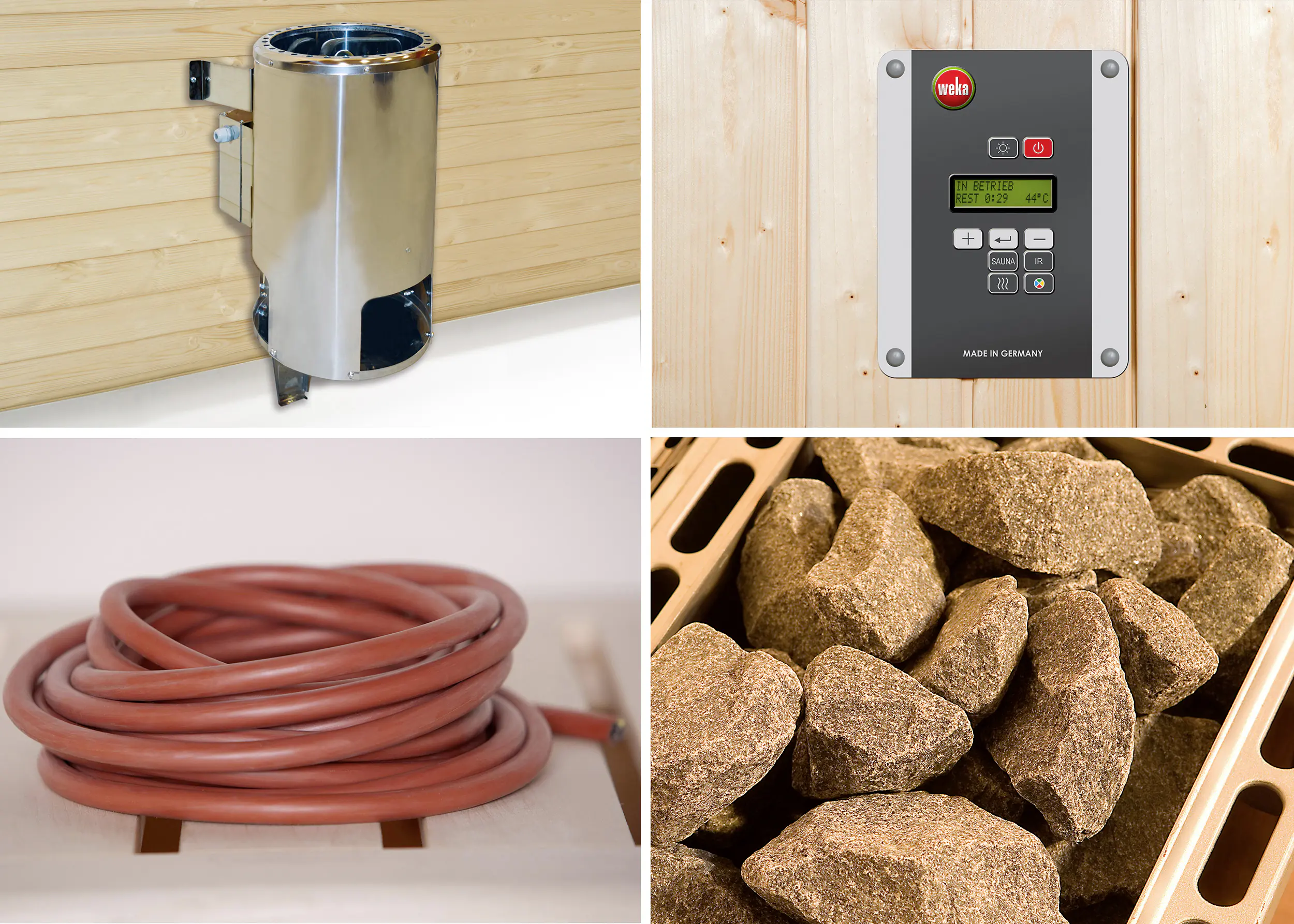 Weka Saunaofenset 1 - 3,6 kW