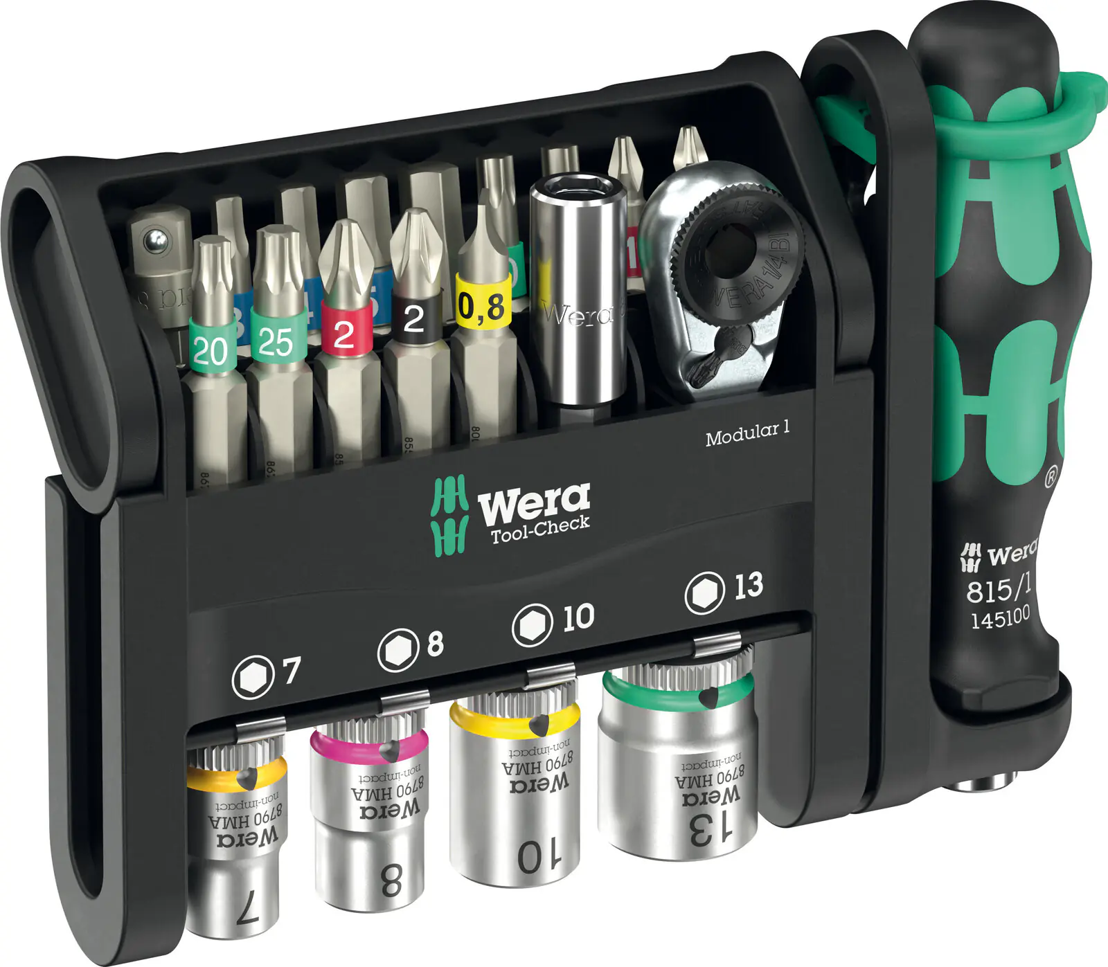 Wera Steckschlüsselsatz Tool-Check Modular 1 21-teilig