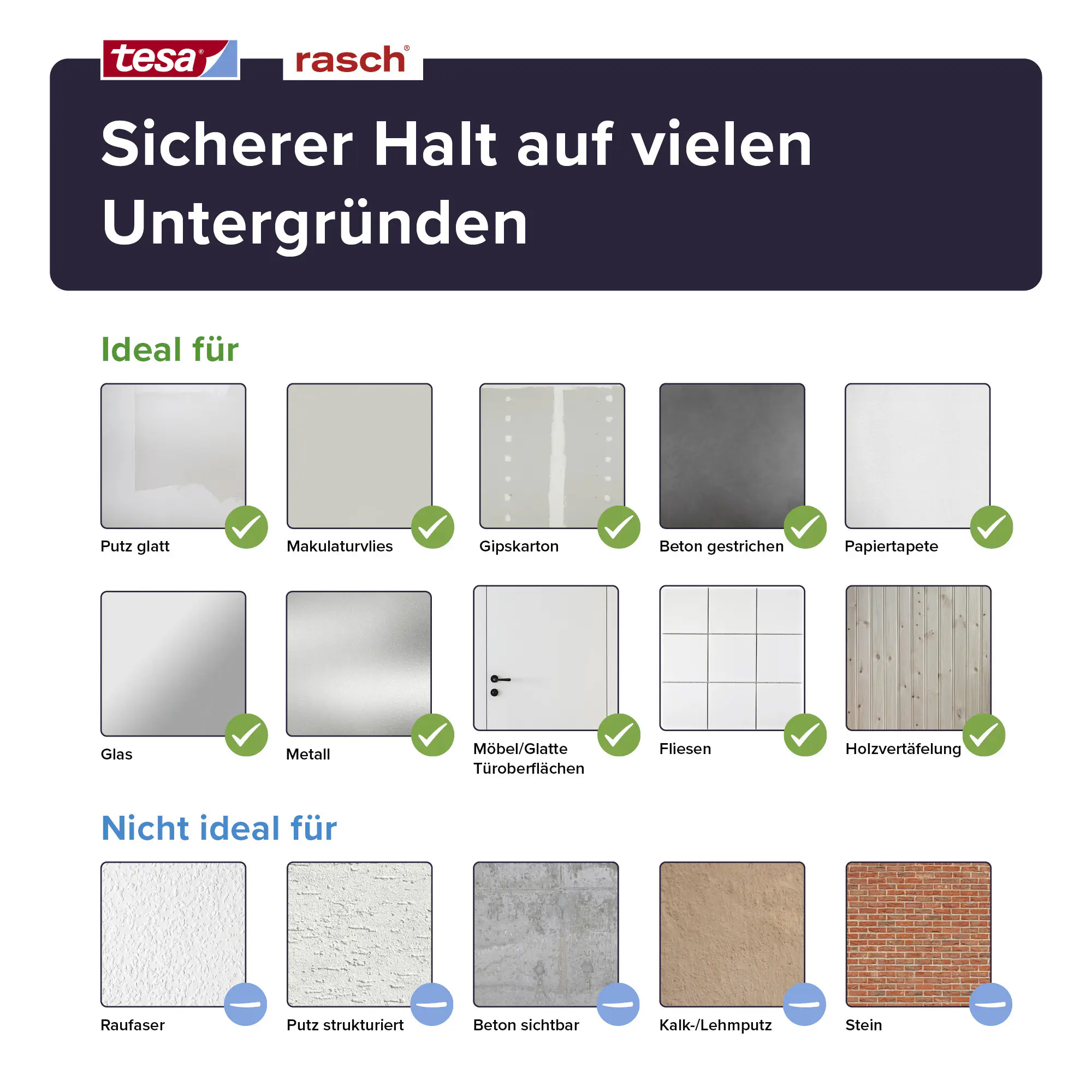 Tesa x Rasch selbstklebende Tapete Lumina Pflanzen Blüten Blätter mehrfarbig 6 x 0,53 m