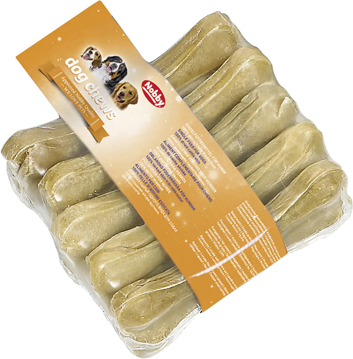 Nobby Kauknochen gepresst 11,5 cm 40 g 5er Pack