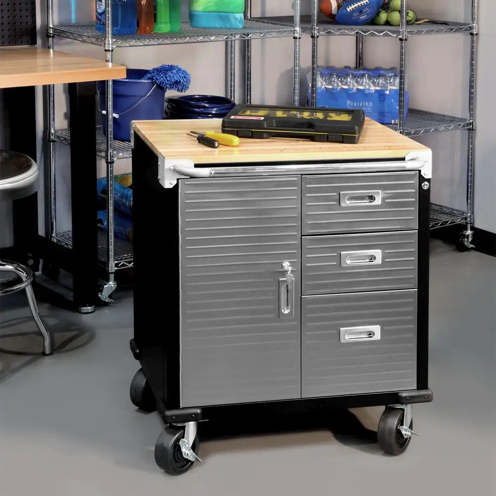 Primaster Werkstattwagen 75 x 50 x 89 cm bis 120 kg unbestückt