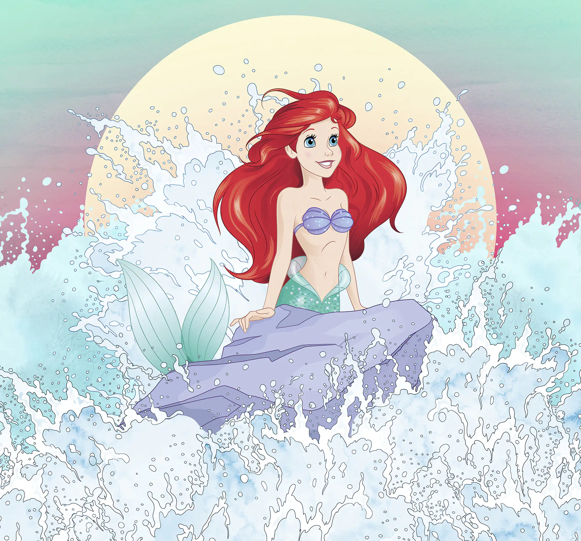 Komar Vlies Fototapete Ariel Rise 300 x 280 cm 