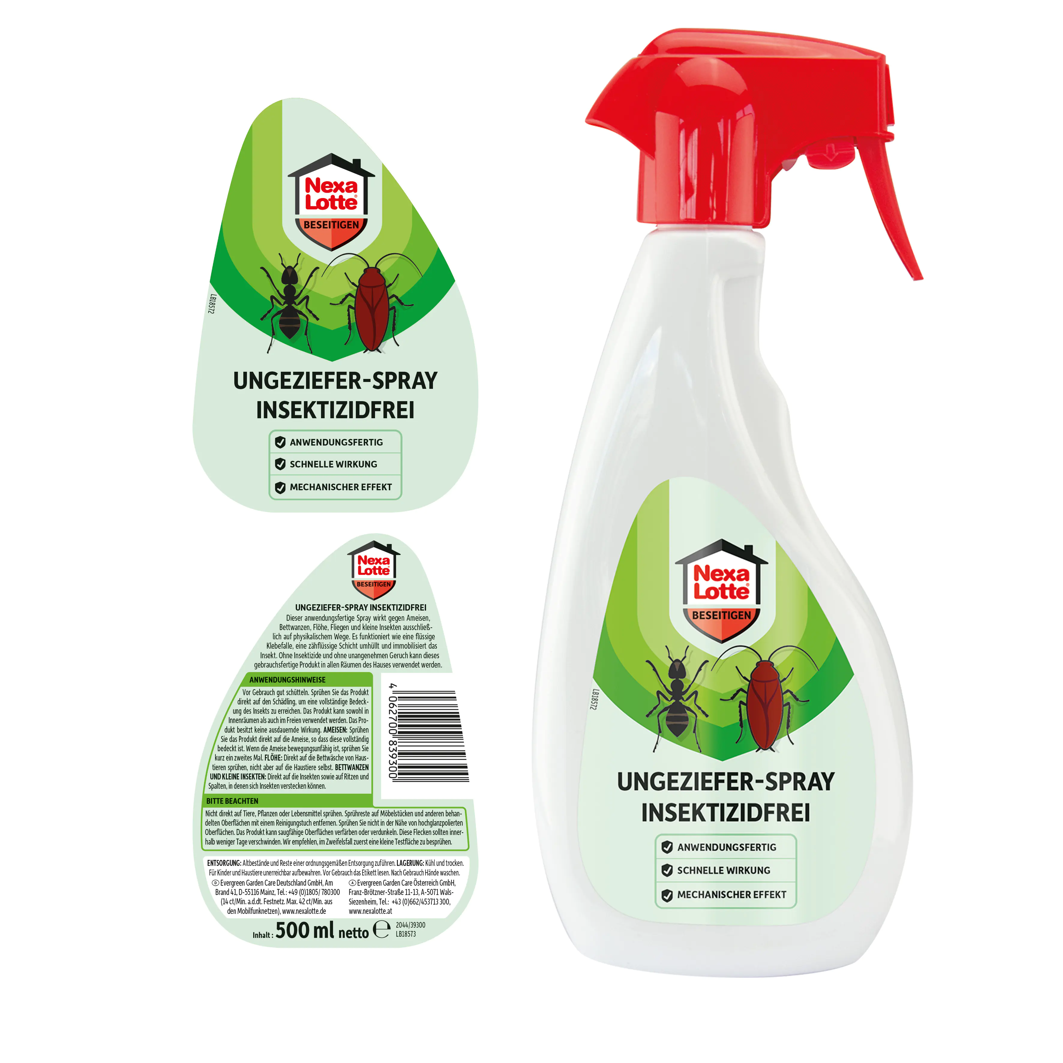 Nexa Lotte Ungezieferspray insektizidfrei 500 ml