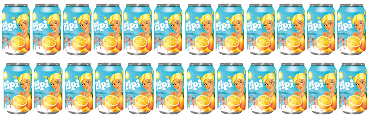 Pipi Orangen-Limonade Dose 24 x 0,33 l EINWEG