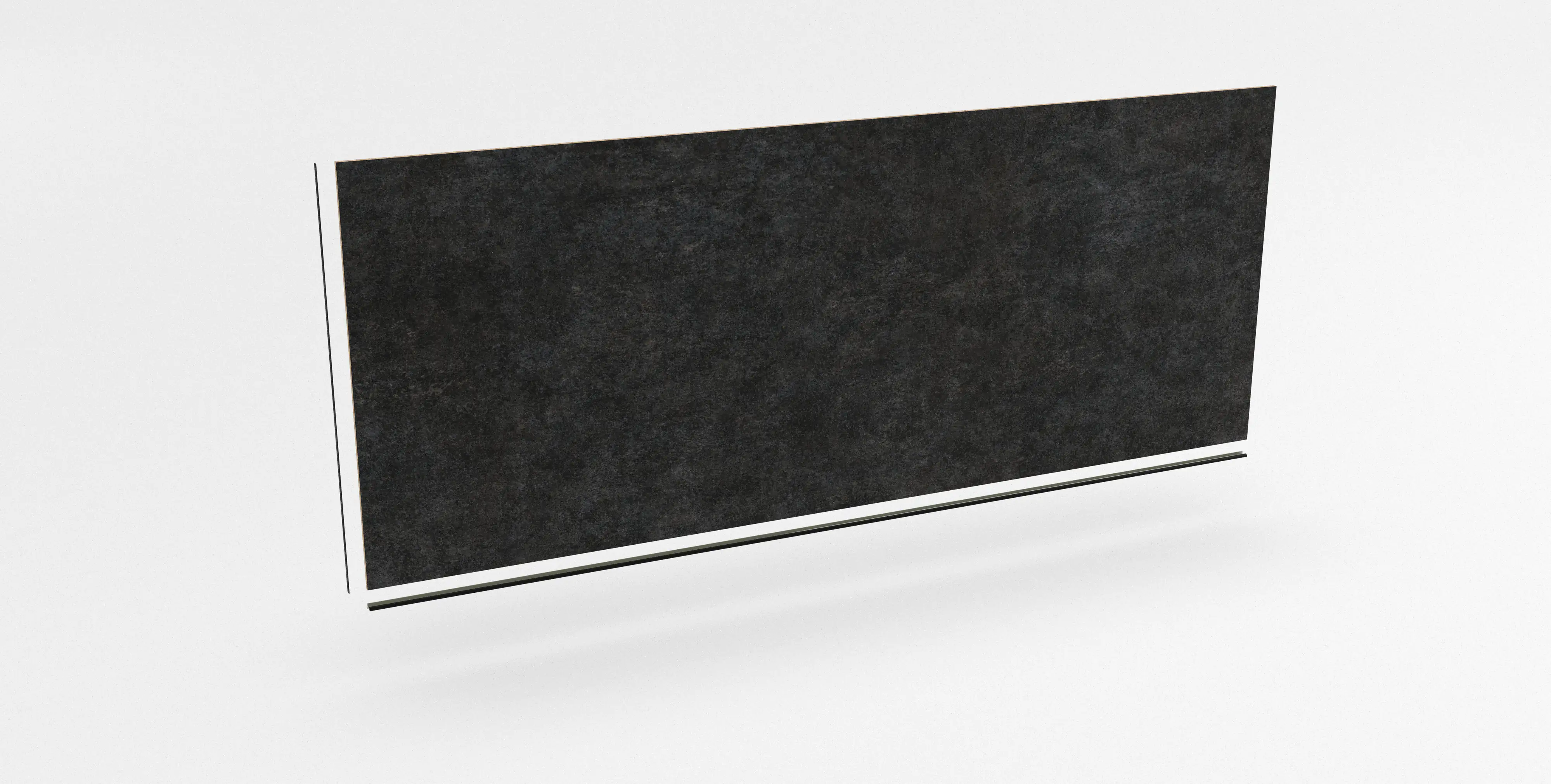 GetaElements Küchenrückwand-Set metal plate grau 305 x 58,5 x 1,3 cm