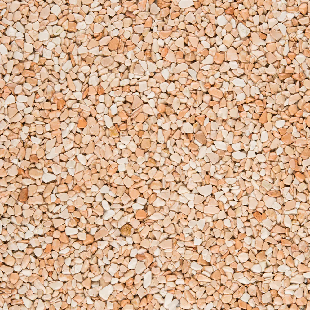 RAVELLO Steinteppich Boden Outdoor Körnung Fein Farbe rosa 15 kg Set