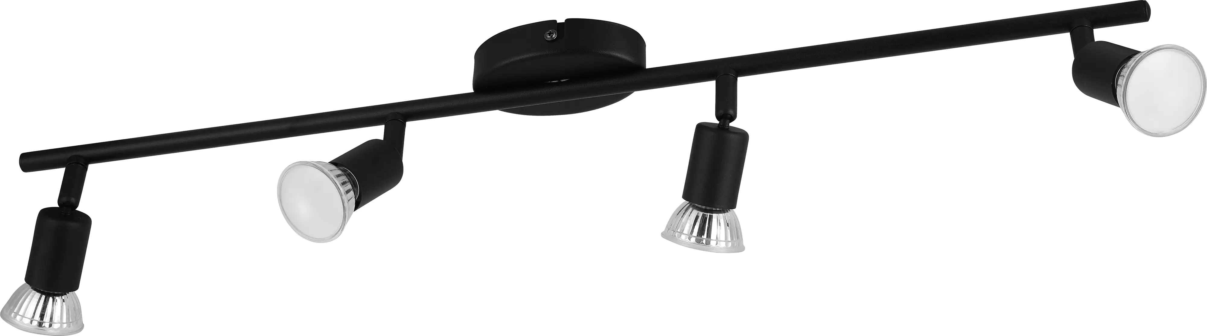 9002759324322 Eglo 4er LED Spot Buzz schwarz 68,5 x 6,5 cm GU10