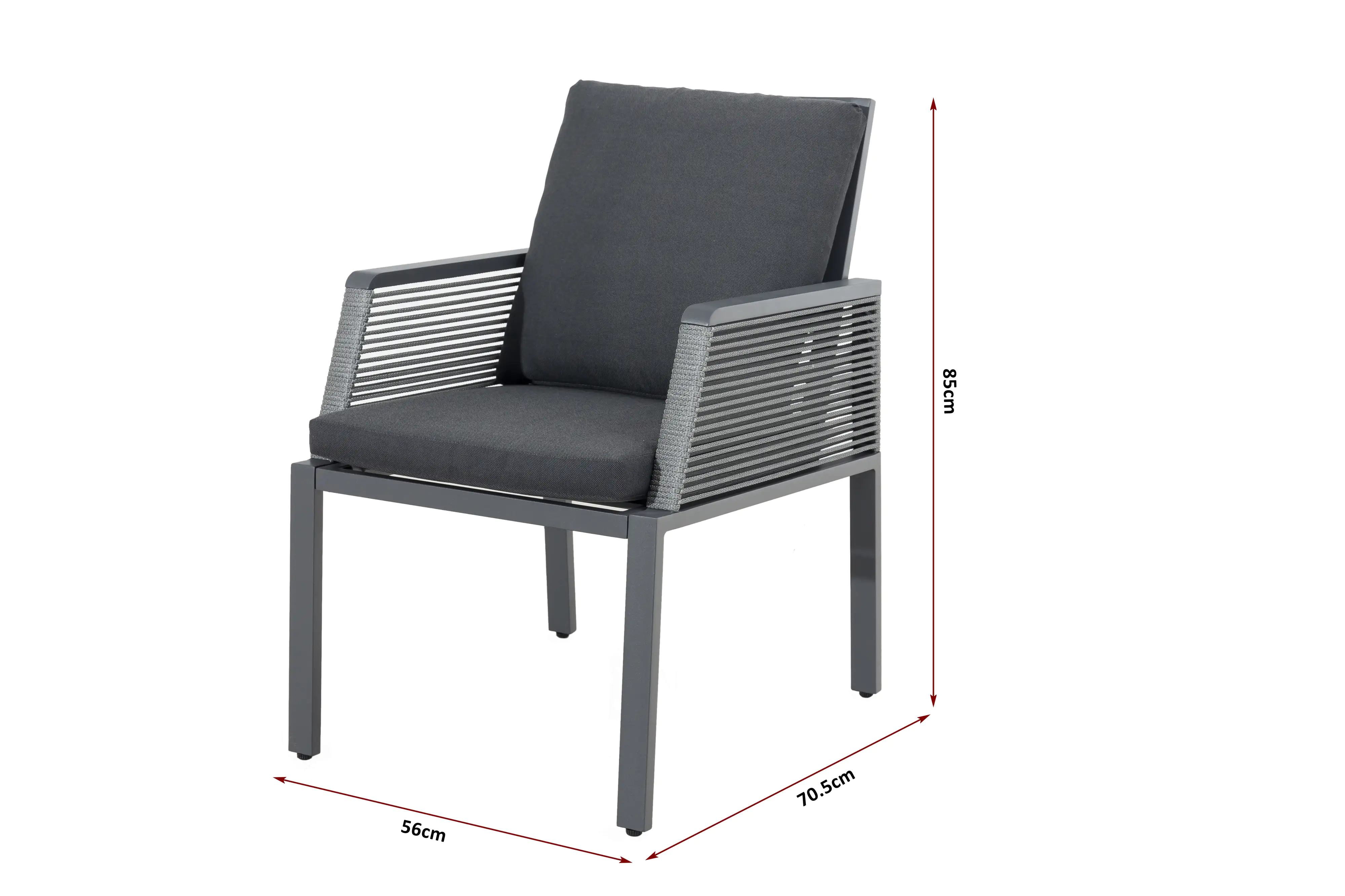 Primaster Aluminium Dining Sessel Apulia