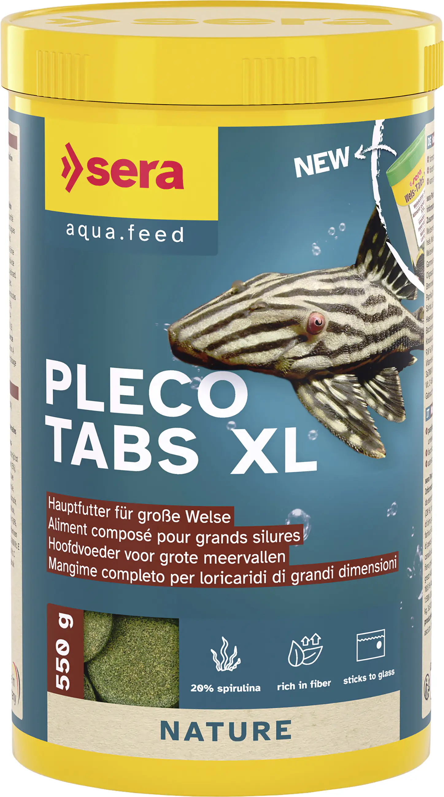 Sera Fischfutter Pleco Tabs XL 1 L