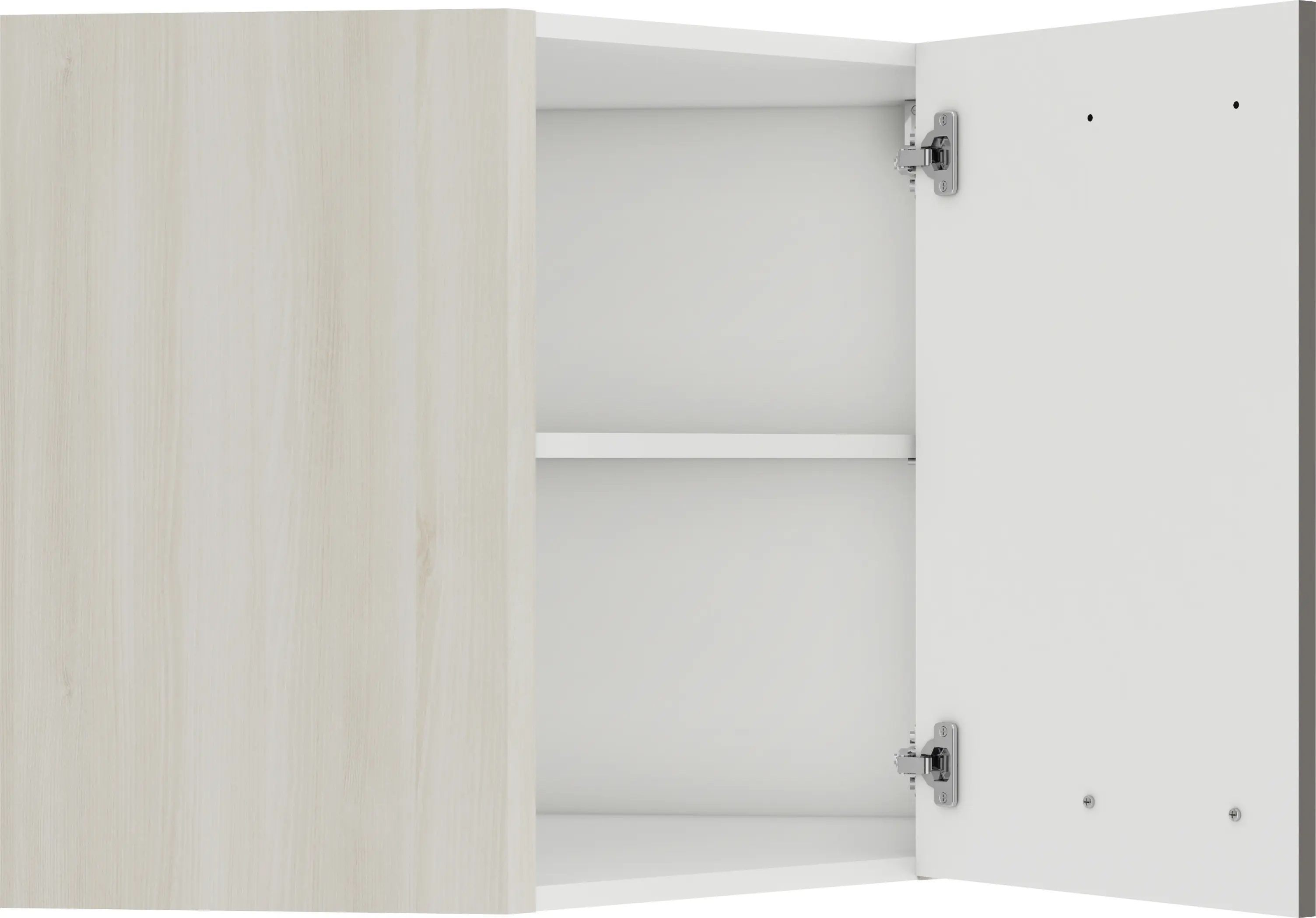 Optifit Eckoberschrank Faro 220 anthrazit/akazie 60 cm