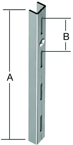 Vormann Wandschiene einreihig weiß 145 x 15 mm Vormann Wandschiene einreihig weiß 145 x 15 mm