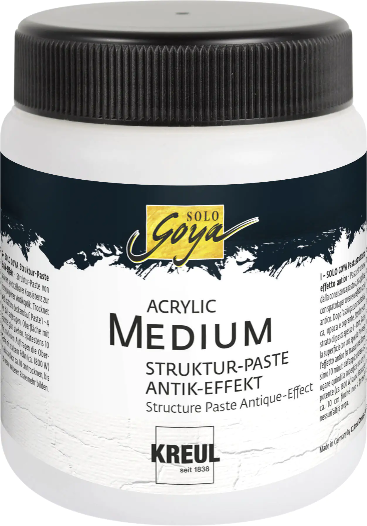 Kreul Solo Goya Acrylic Medium Struktur-Paste Antik-Effekt 250 ml