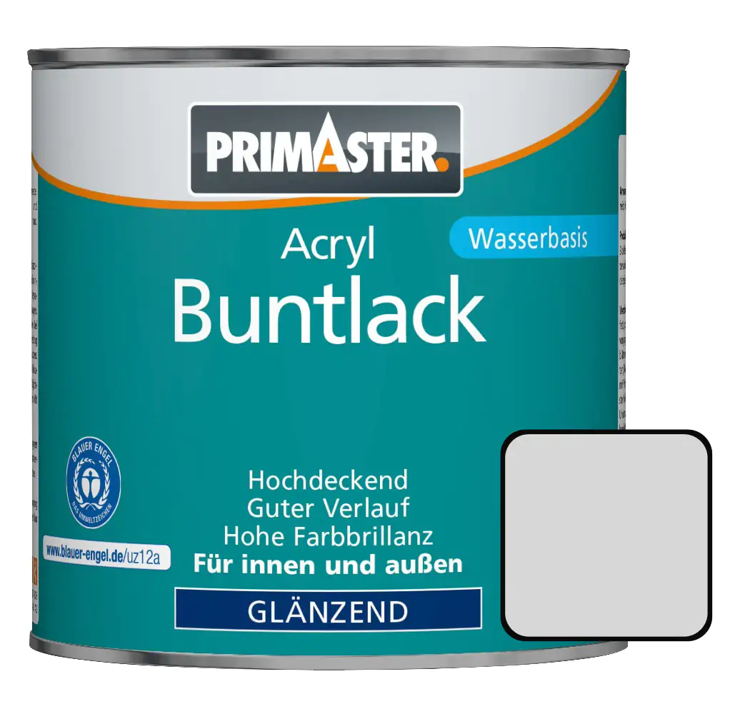 Primaster Acryl Buntlack RAL 7035 375 ml lichtgrau glänzend Primaster Acryl Buntlack RAL 7035 375 ml lichtgrau glänzend