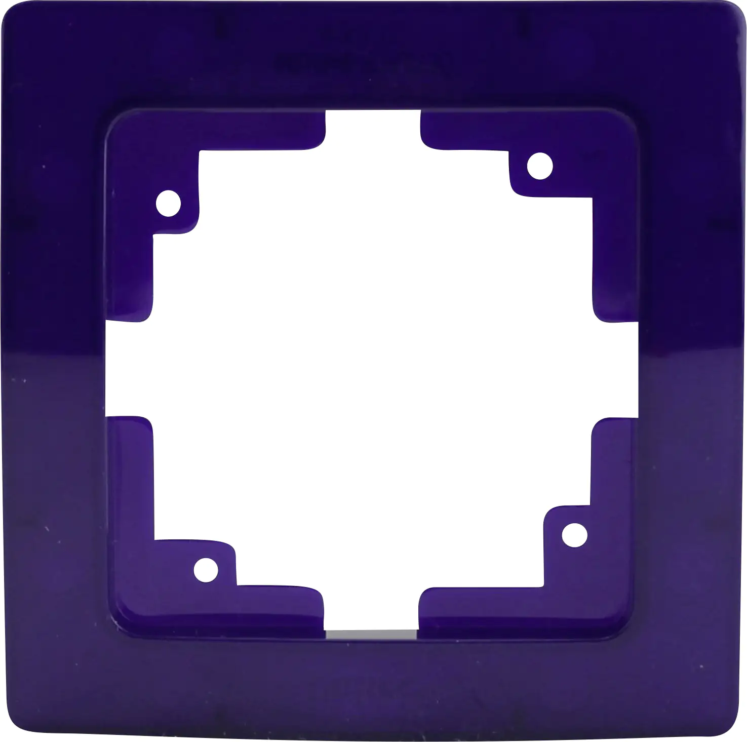 Unitec Abdeckrahmen Monaco 1-fach blau