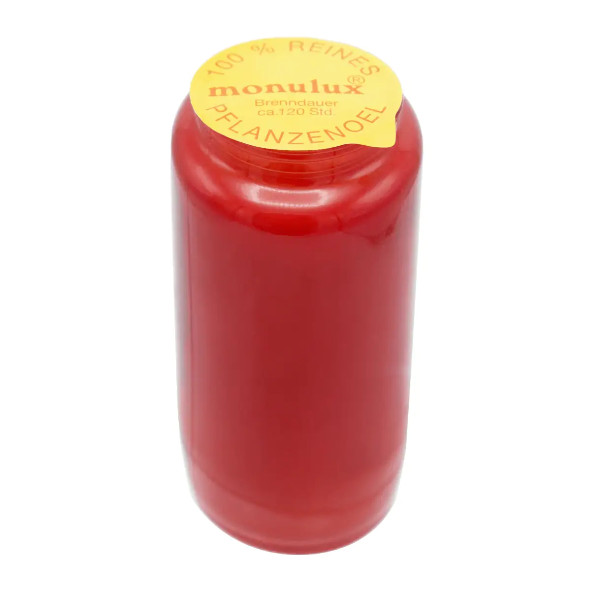 Grabkerze Kompoöllicht Ø 6,5 x 14 cm rot Brenndauer 120 Stunden