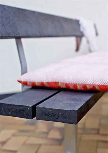 Plus Kombimöbel Basic 260 x 184 x 73 cm, 2 Rückenlehnen, Kunststoff schwarz