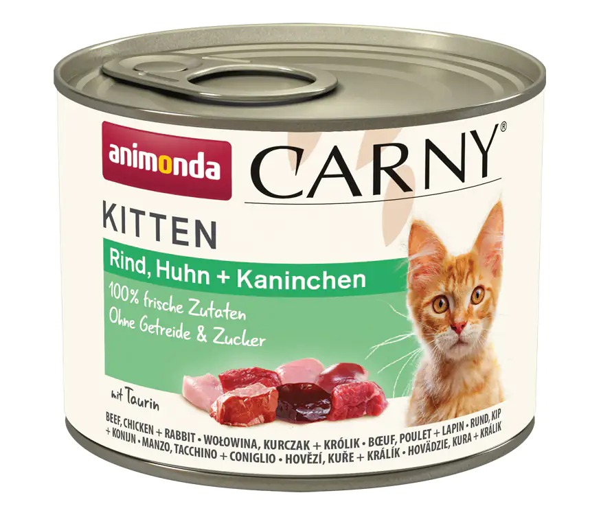 Carny Kitten Katzenfutter Rind Huhn & Kaninchen 200 g