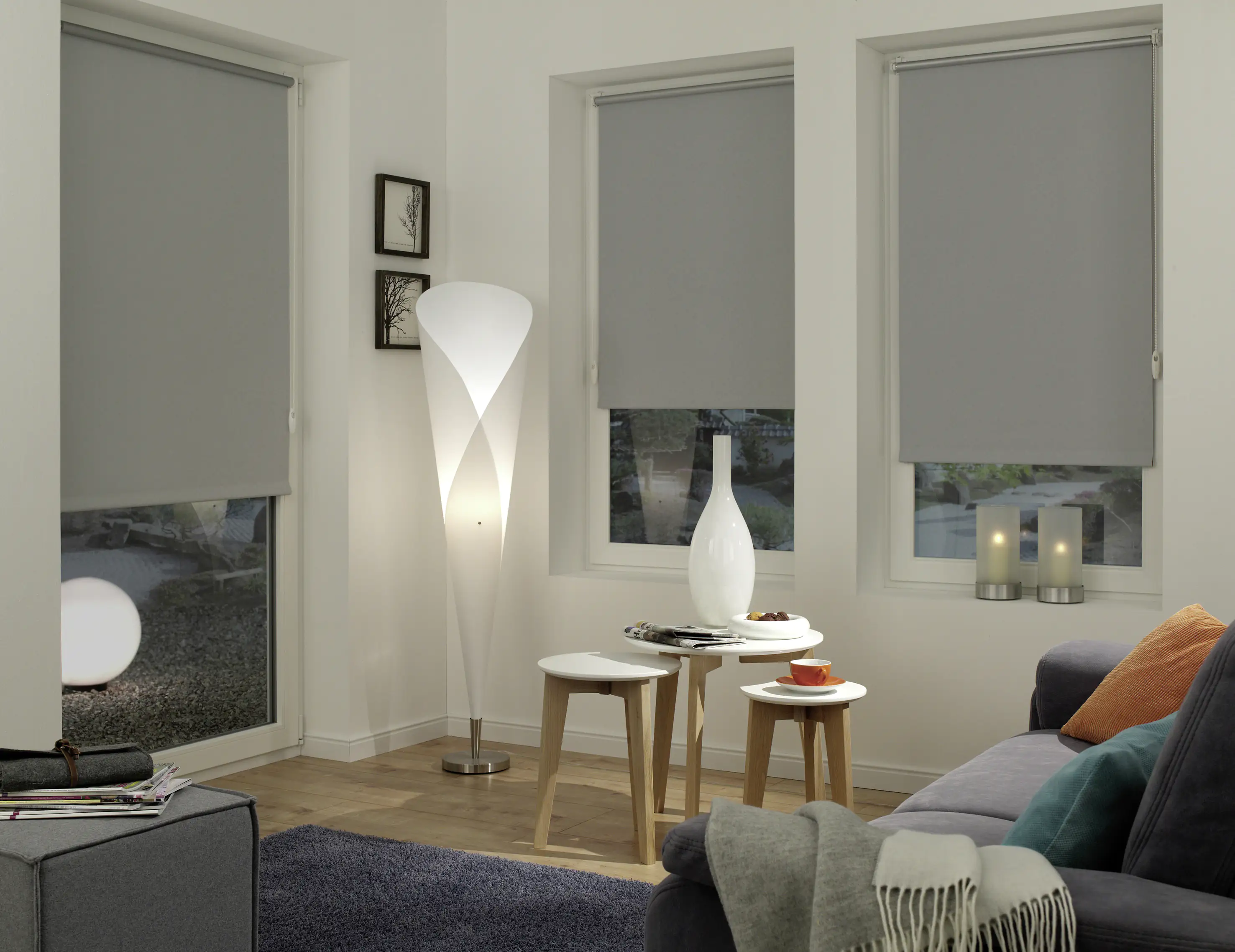 Gardinia EasyFix Thermo Rollo grau 45 x 150 cm