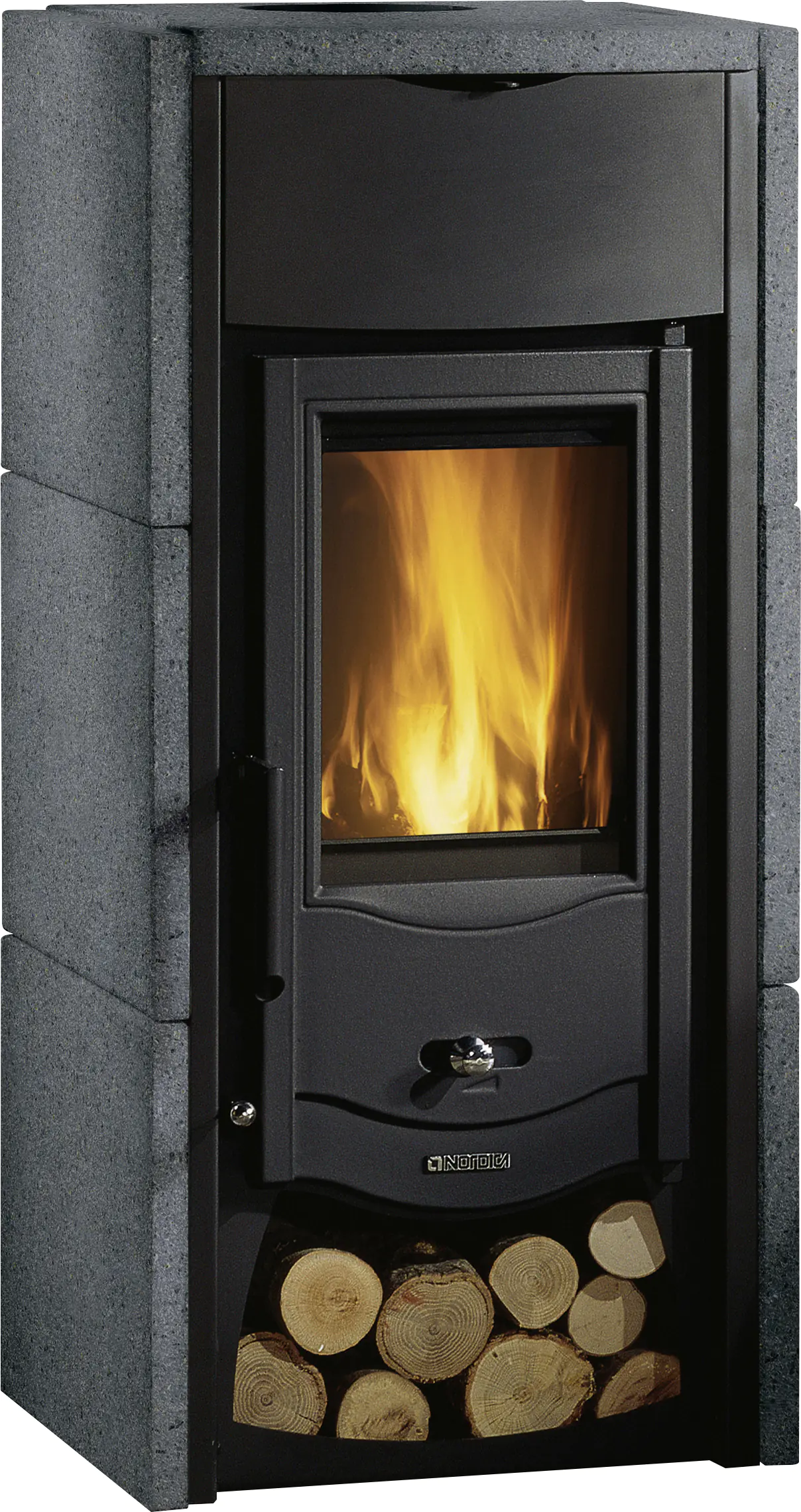 LaNordica Kaminofen ASIA Stahlofen mit Natursteinverkleidung  6 kW LaNordica Kaminofen ASIA Stahlofen mit Natursteinverkleidung  6 kW