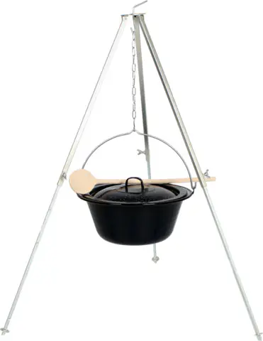 Su-Deco Gulaschkessel-Set, 4-teilig, 10 Liter schwarz granit Su-Deco Gulaschkessel-Set, 4-teilig, 10 Liter schwarz granit