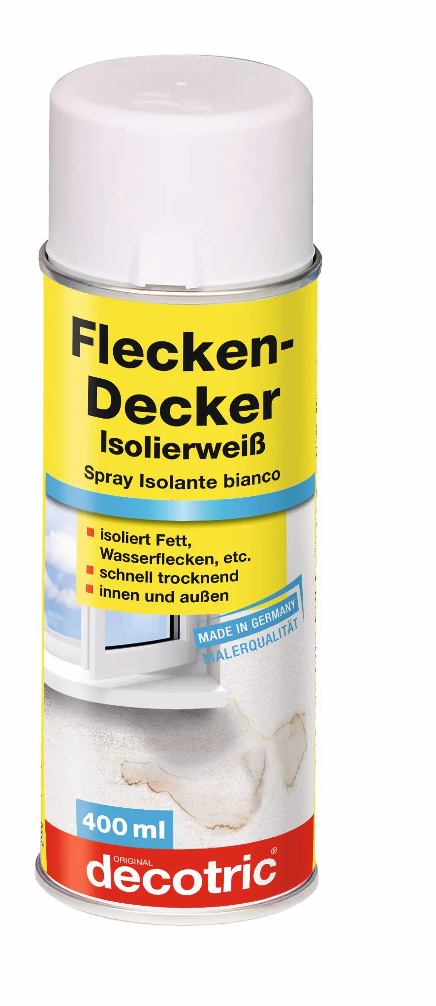 Decotric Flecken-Decker Isolier-Spray 400 ml weiß