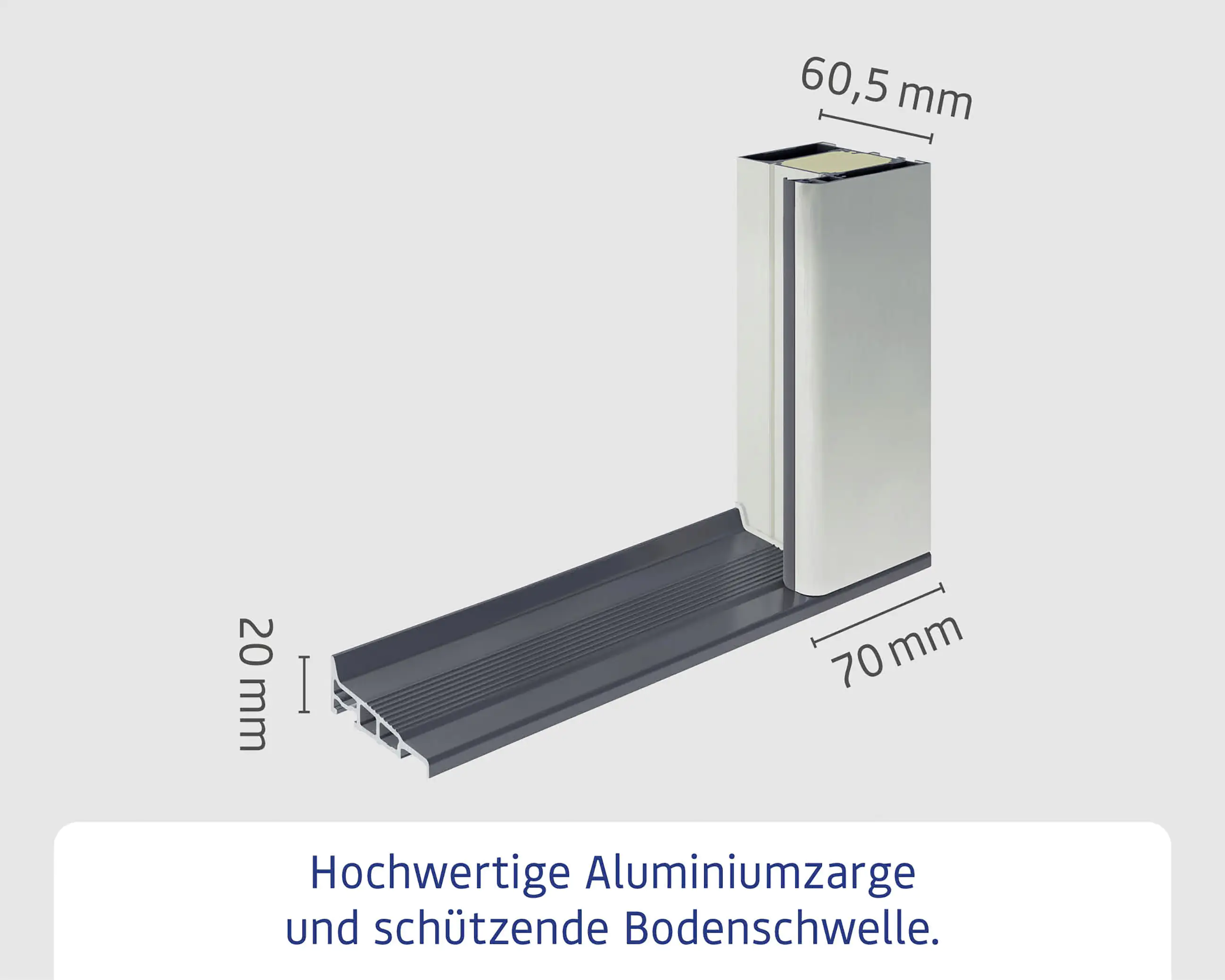 EcoStar Haustür ISOPRO IP 020S anthrazitgrau 110 x 210 cm EcoStar Haustür ISOPRO IP 020S anthrazitgrau 110 x 210 cm