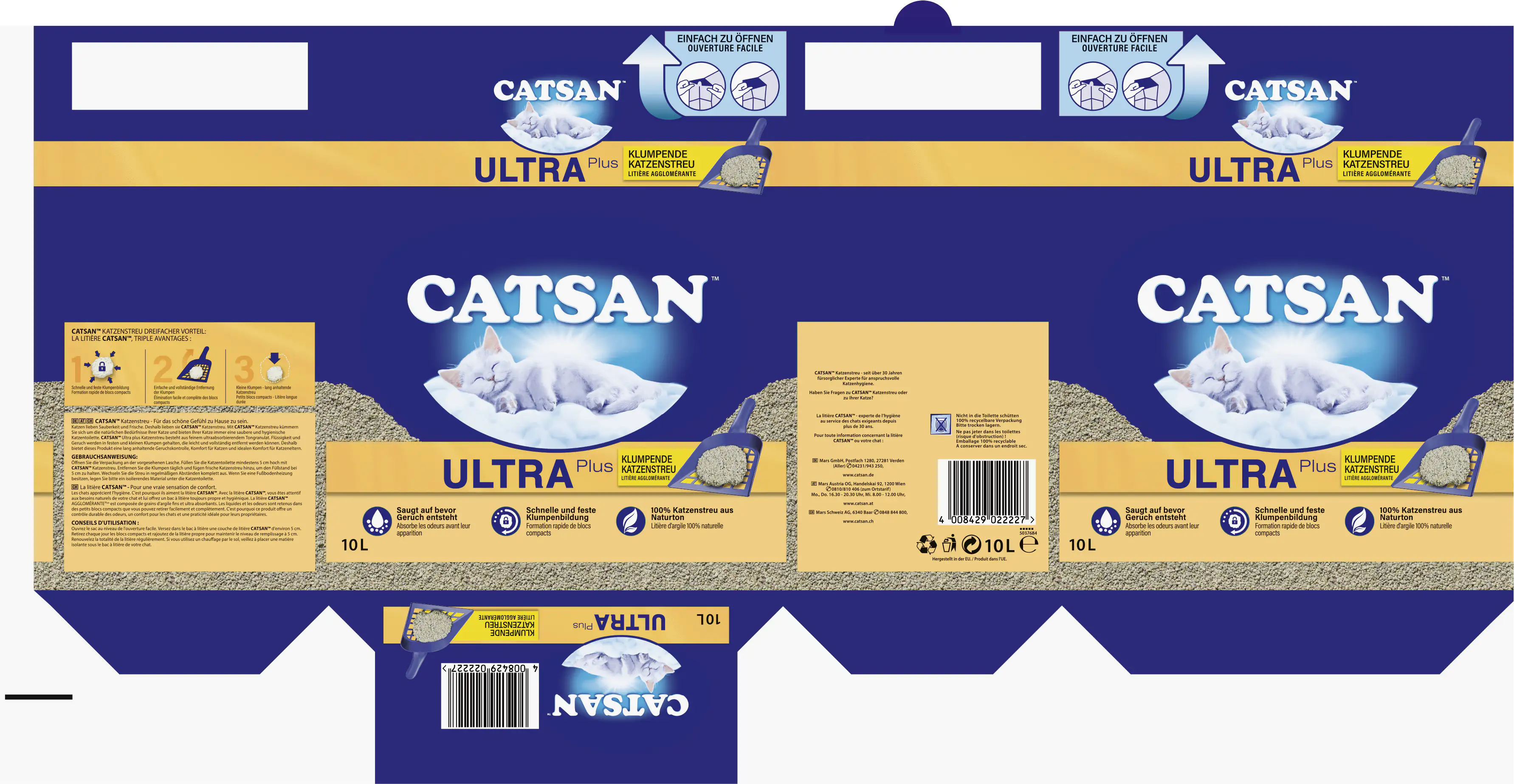 Catsan Ultra Klumpenstreu 10 L Catsan Ultra Klumpenstreu 10 L