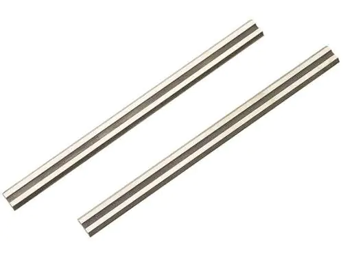 Wolfcraft Wendelhobelmesser 75,5 x 5,5 x 1,1 mm Hartmetall 2 Stück