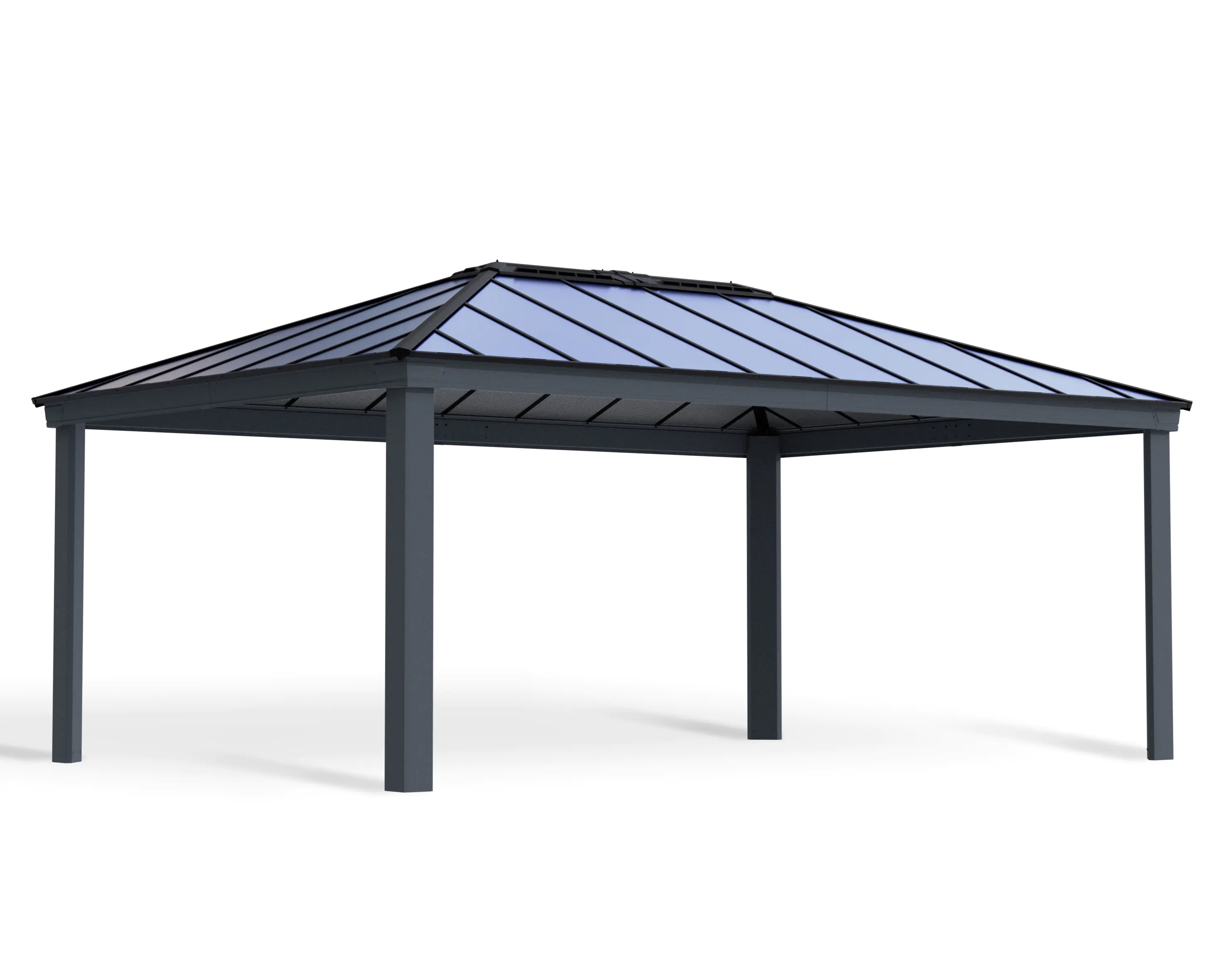Canopia Pavillon Dallas 612 x 426 cm Aluminium anthrazit Canopia Pavillon Dallas 612 x 426 cm Aluminium anthrazit