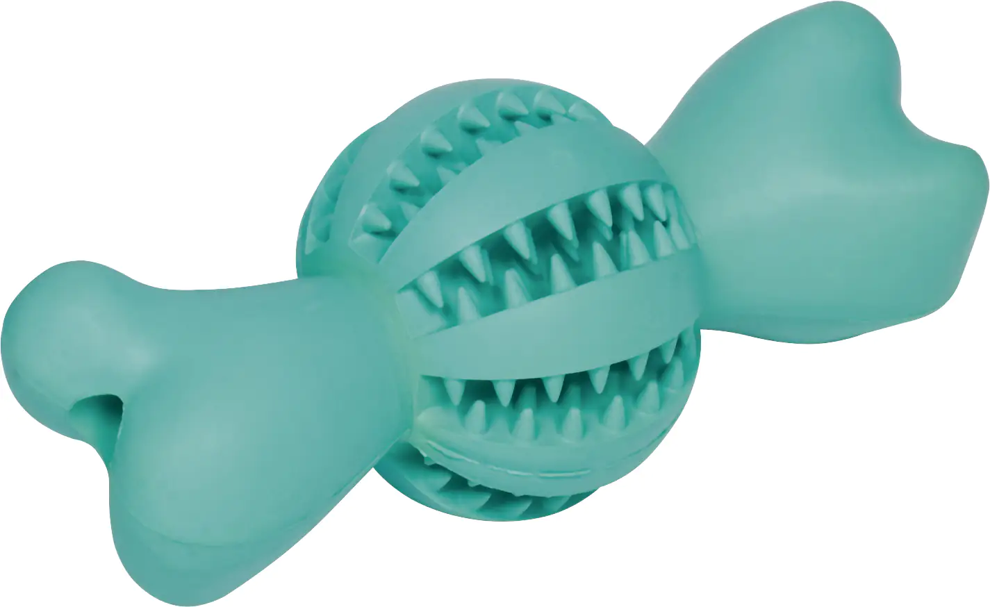 Nobby Vollgummi Ball mit Knochen DENTAL LINE 18 cm 18 cm Nobby Vollgummi Ball mit Knochen DENTAL LINE 18 cm 18 cm