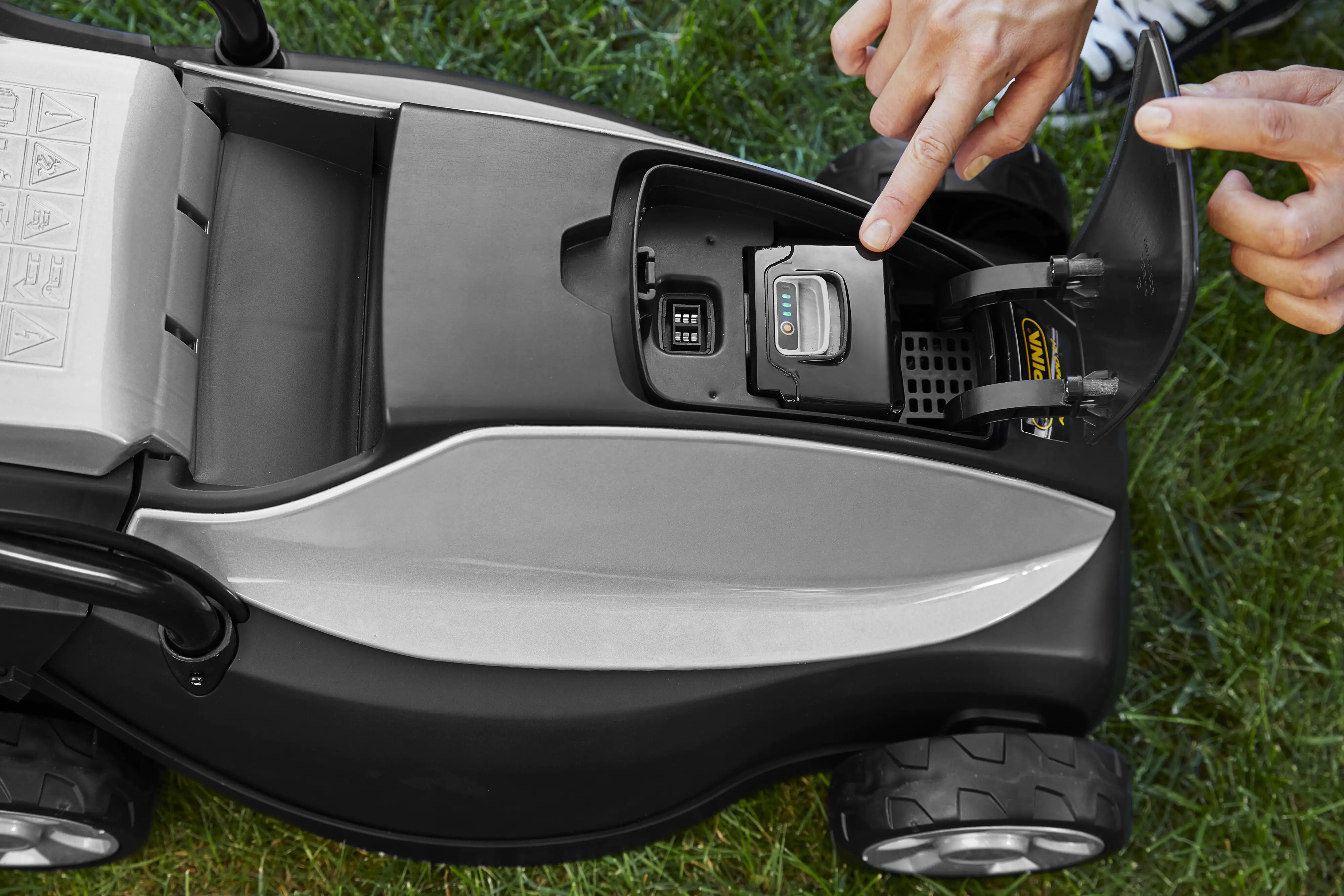 Alpina Akku Rasenmäher AL1 3020 Li 20 V, 30 cm Schnittbreite