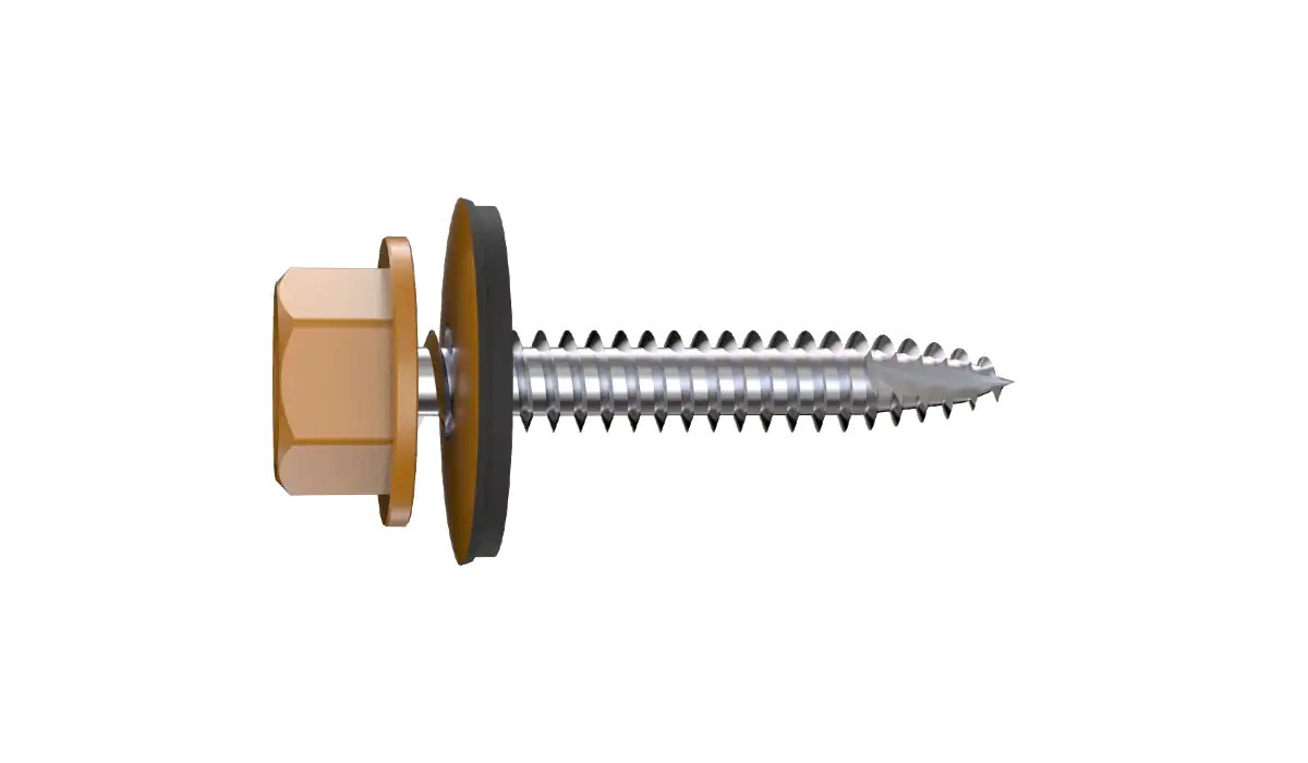 Connex Bohrschrauben 4.8 x 35 mm Sechskant Sechskantkopf - 100 Stk. bronze Connex Bohrschrauben 4.8 x 35 mm Sechskant Sechskantkopf - 100 Stk. bronze