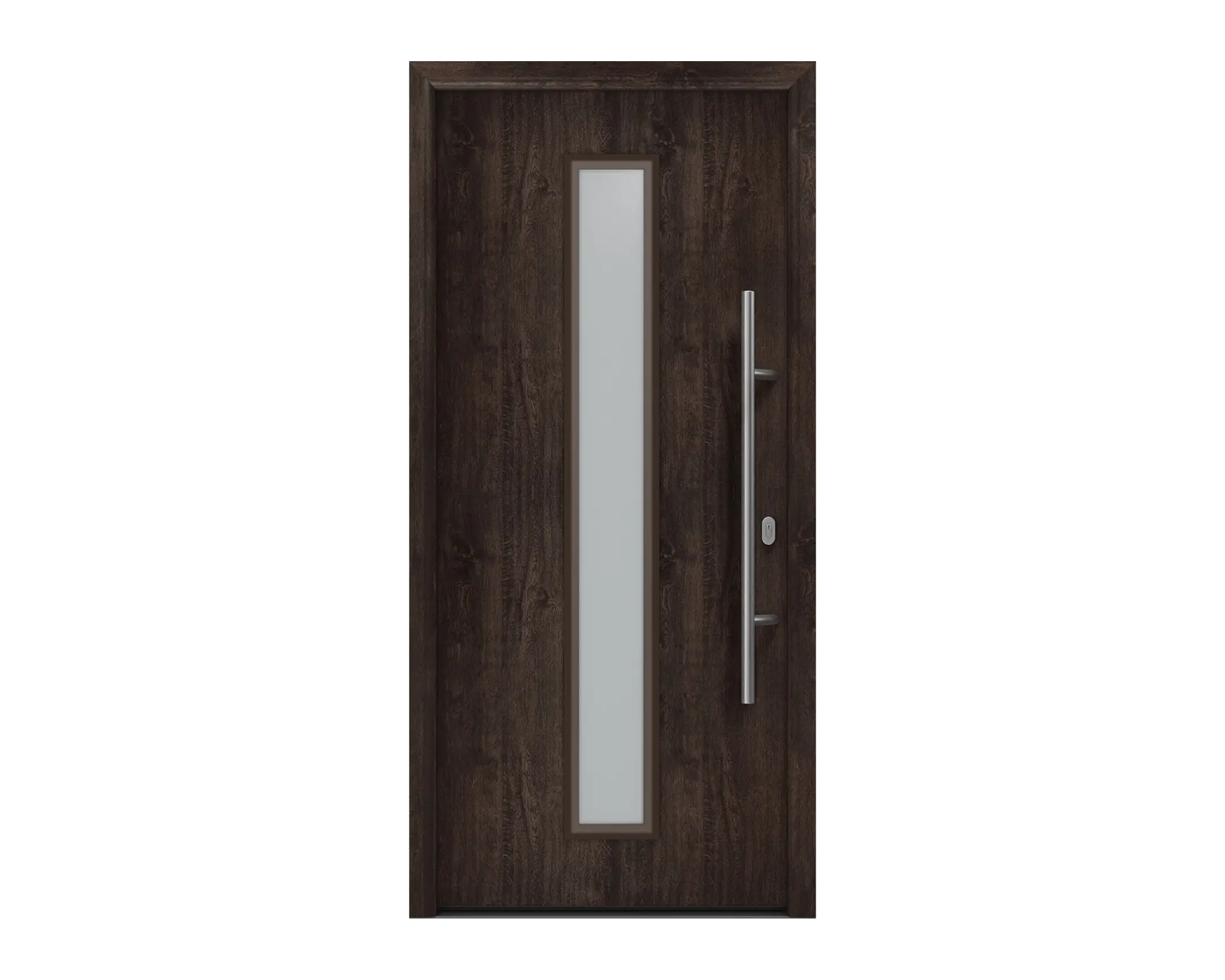 EcoStar Haustür ISOPRO IP 020S night oak 110 x 210 cm EcoStar Haustür ISOPRO IP 020S night oak 110 x 210 cm