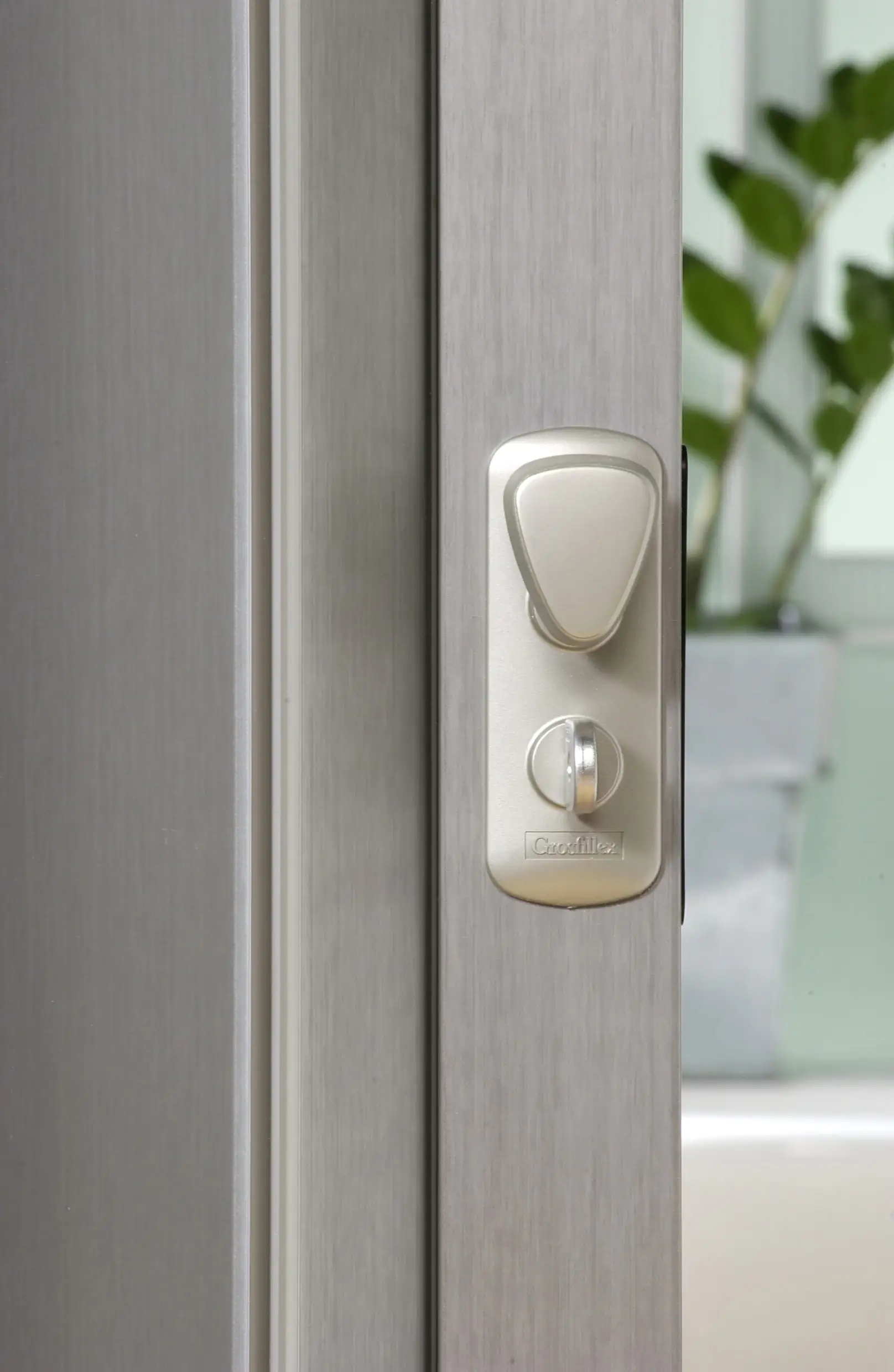 Grosfillex Falttür Spacy Lärche grau 84 x 205 cm