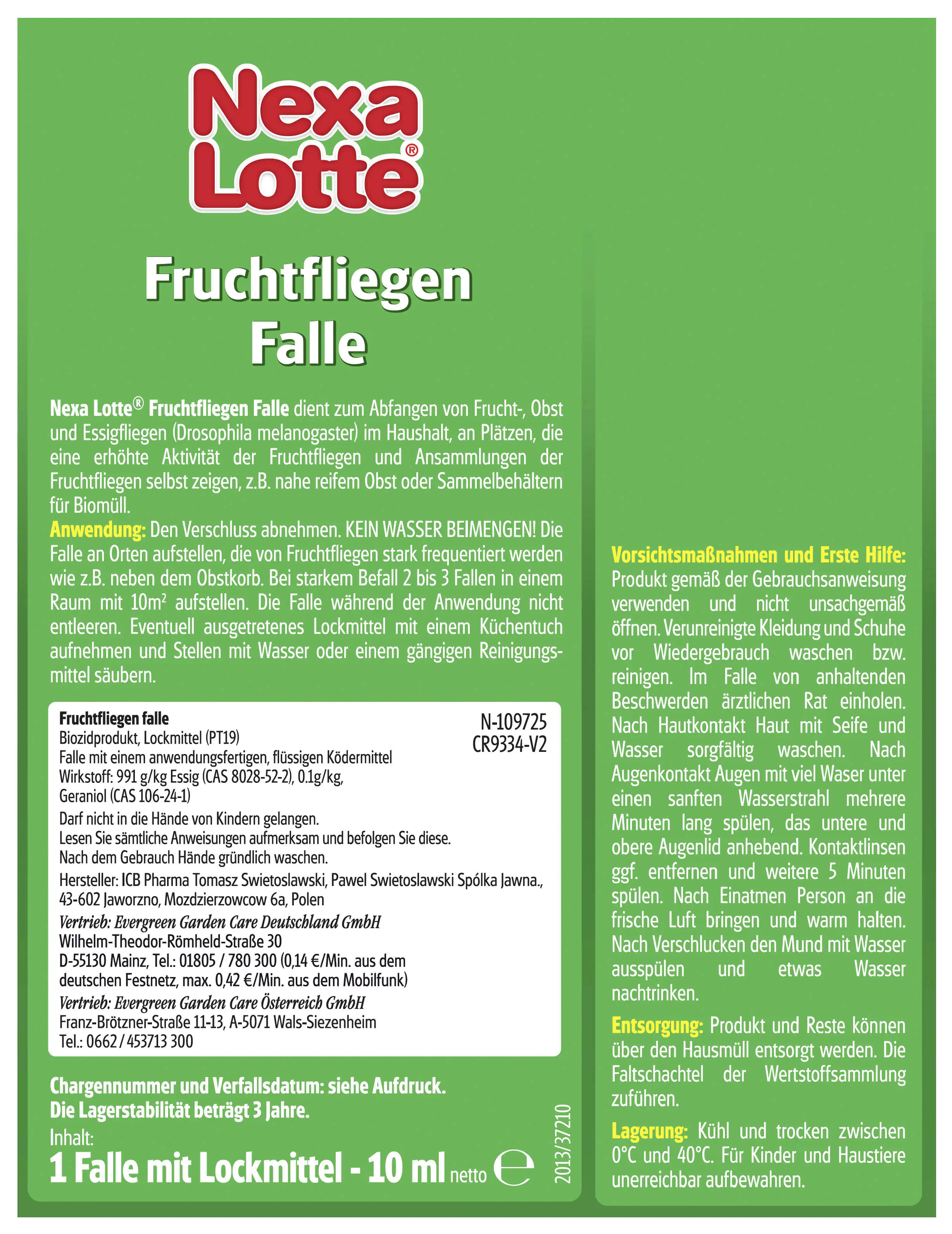 Nexa Lotte Fruchfliegenfalle Nexa Lotte Fruchfliegenfalle