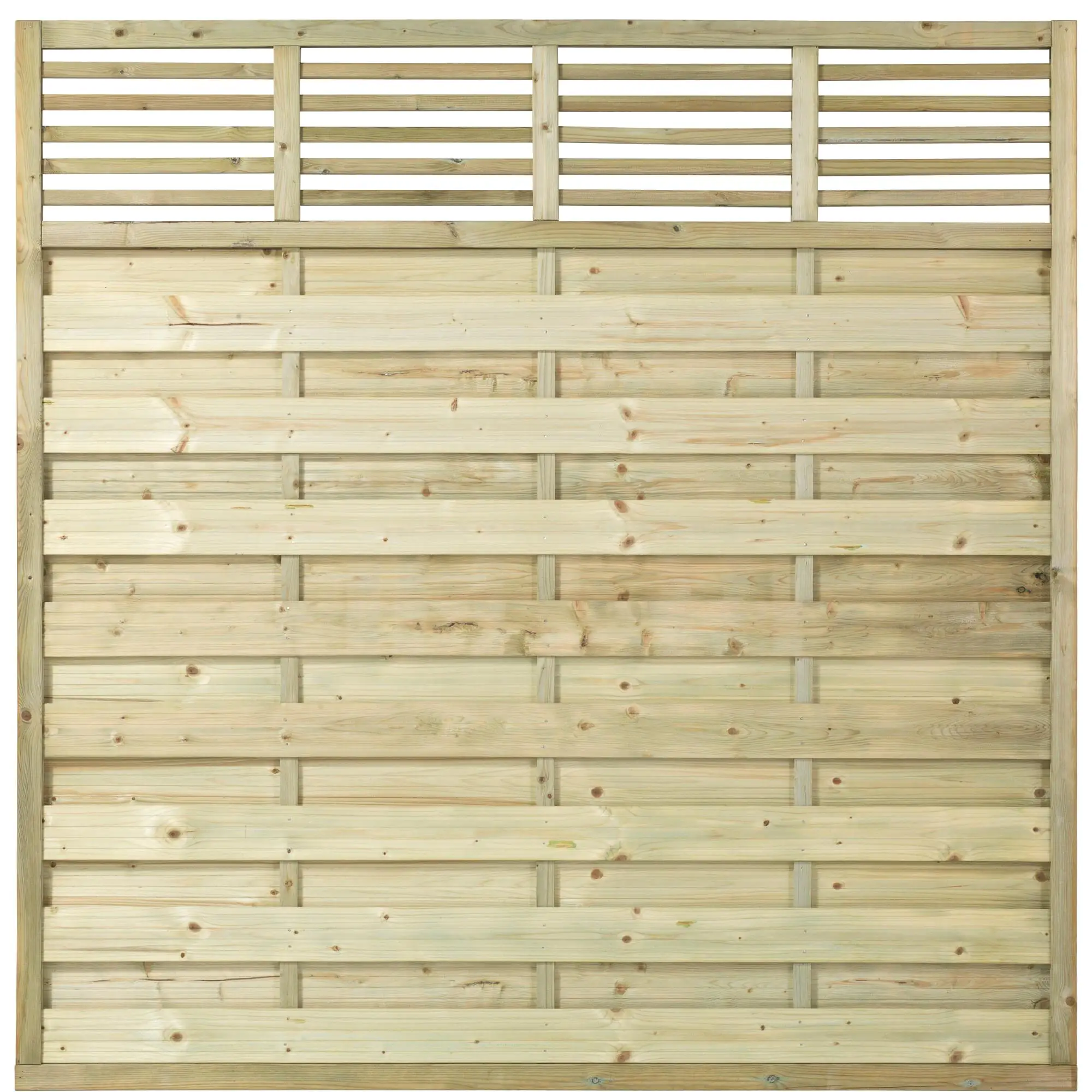 Plus Sichtschutzelement Newline 180 x 180 cm druckimprägniert