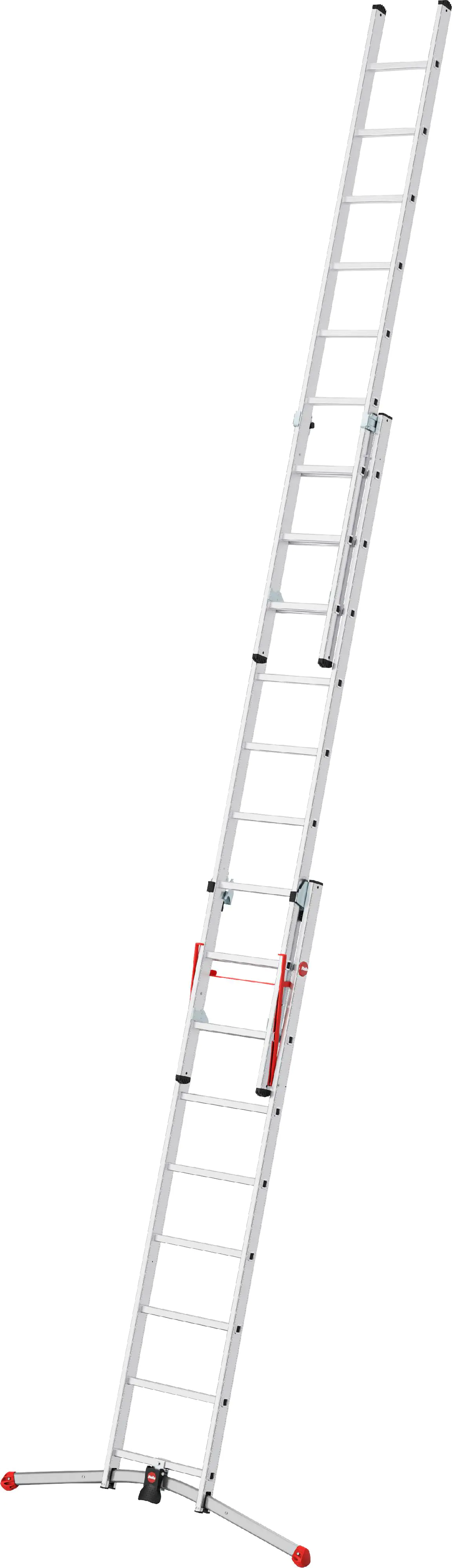 Hailo Mehrzweckleiter S100 Profilot 2 x 9 + 1 x 8, Arbeitshöhe max. 6,60 m