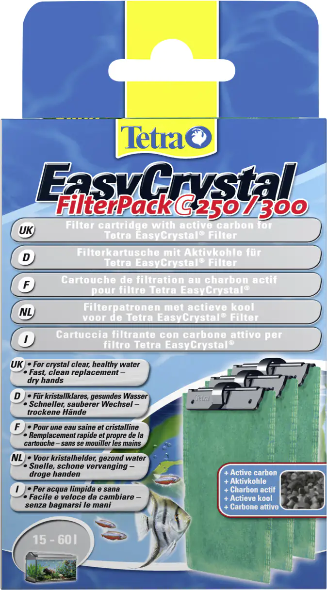 Tetra Filterkatusche EasyCrystal C250 300 Inhalt: 3 Stück Tetra Filterkatusche EasyCrystal C250 300 Inhalt: 3 Stück