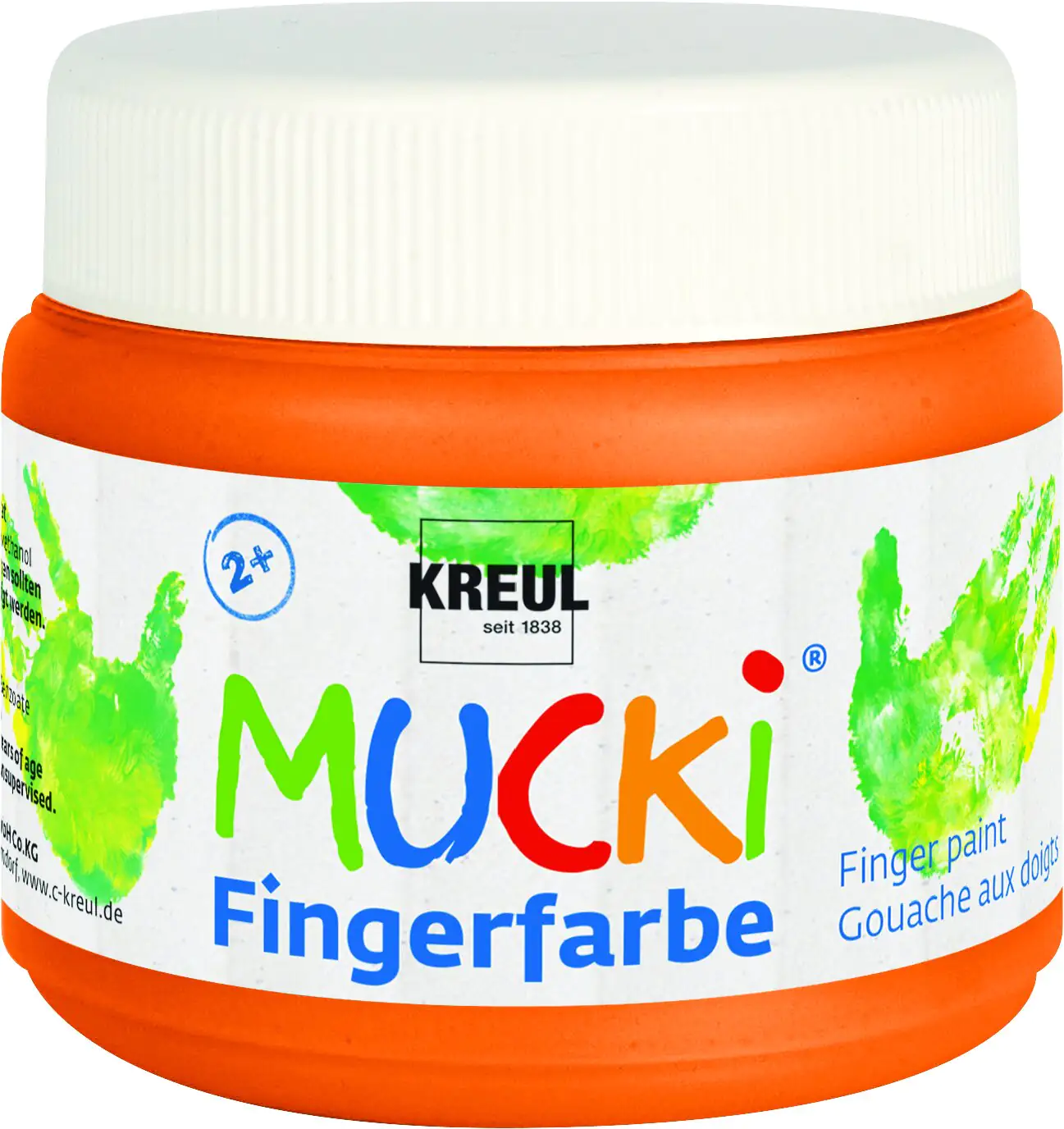Kreul Mucki Fingerfarbe orange 150 ml