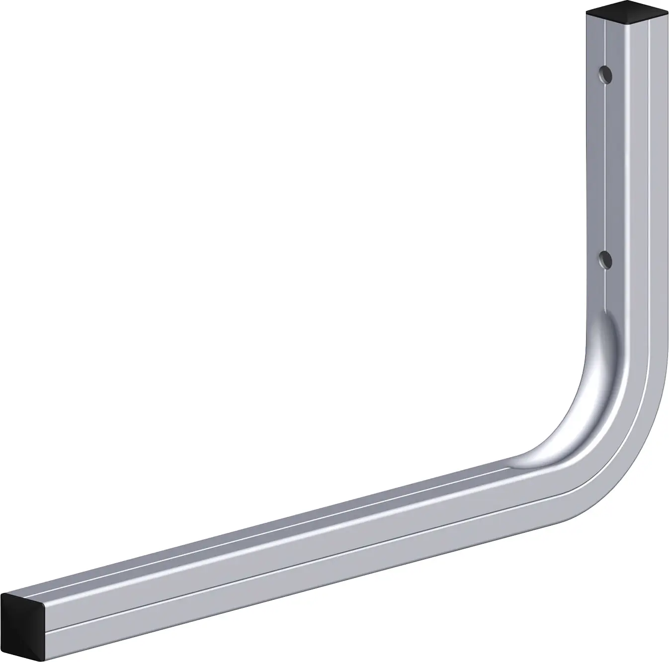 coaxis®-Tablarhalter 230 mm 230 x 130 mm Aluminium roh blank