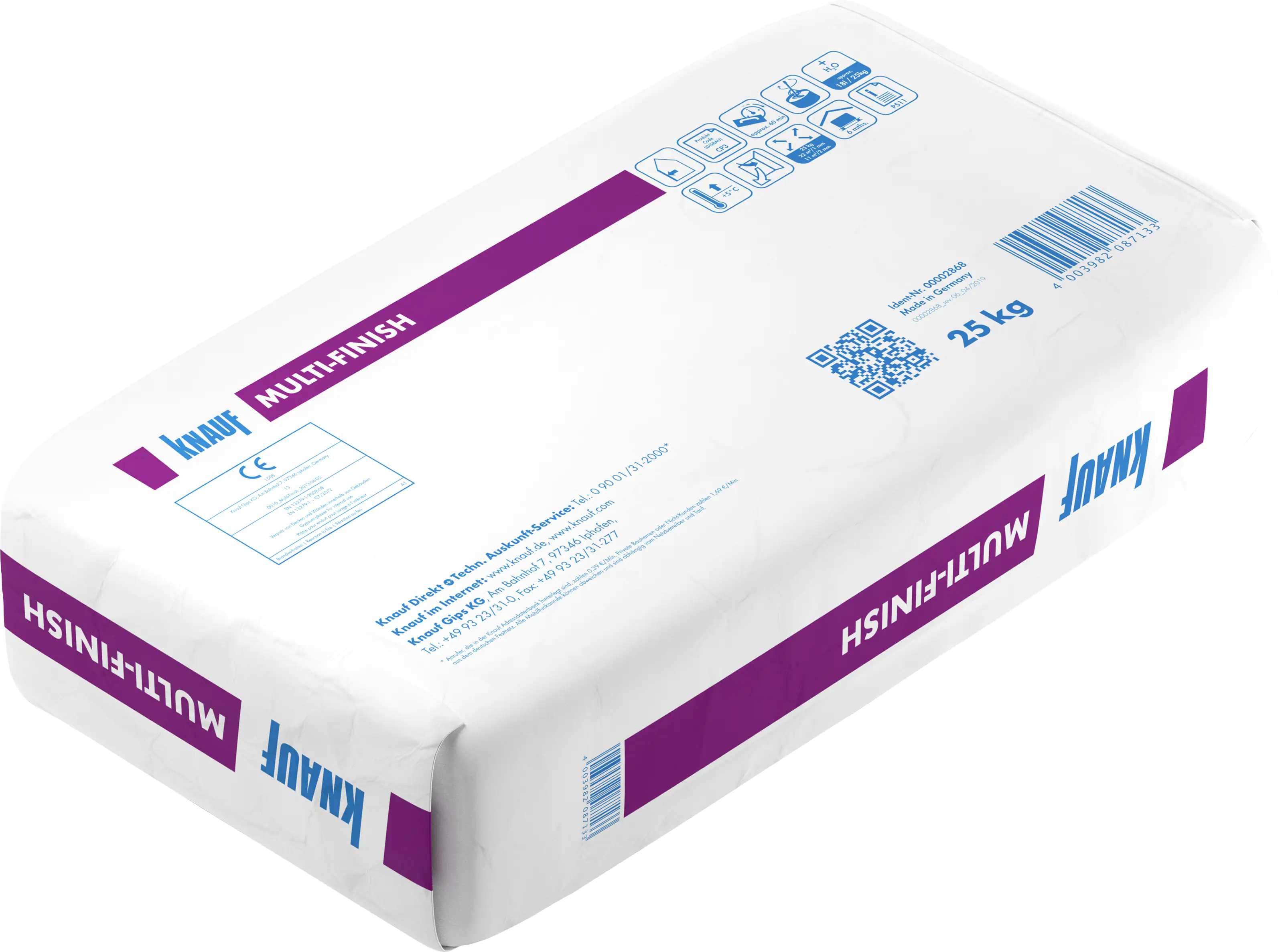 Knauf Multi-Finish Gips-Spachtelmasse 25 kg
