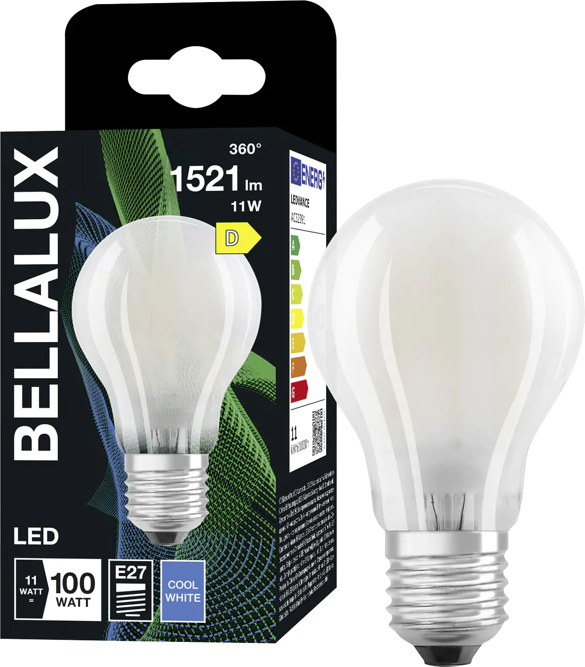 Bellalux LED Leuchtmittel Klassik A100 E27 11 W neutralweiß weiß matt