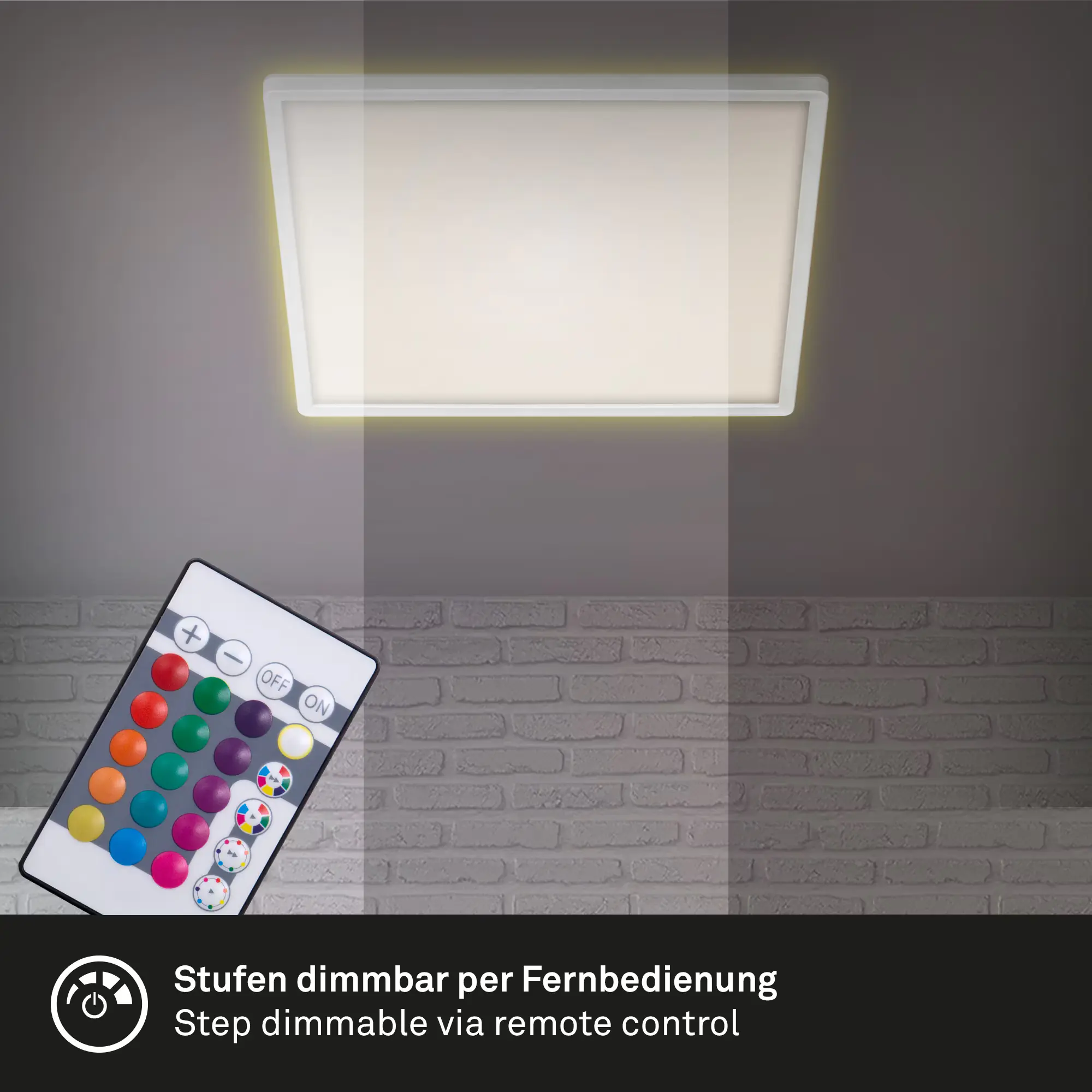 Di-Ka Ultraflaches RGBW LED Panel SLIM mit Hintergrundbeleuchtung Di-Ka Ultraflaches RGBW LED Panel SLIM mit Hintergrundbeleuchtung