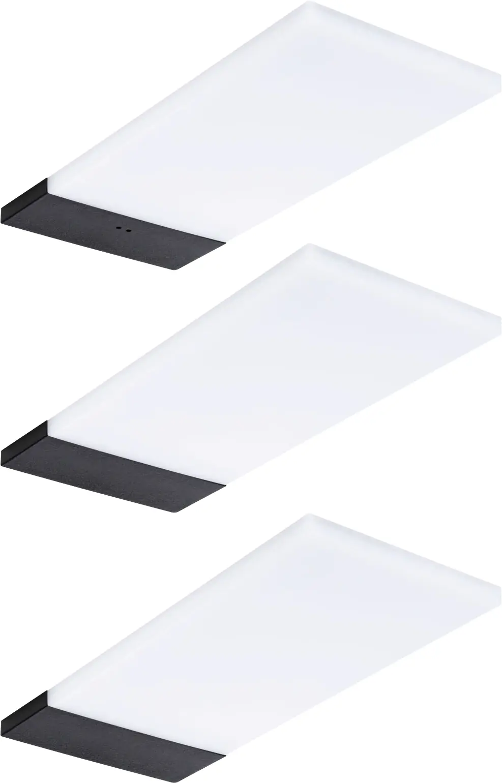 Paulmann LED Unterbauleuchte Bredo schwarz neutralweiß 3er Set