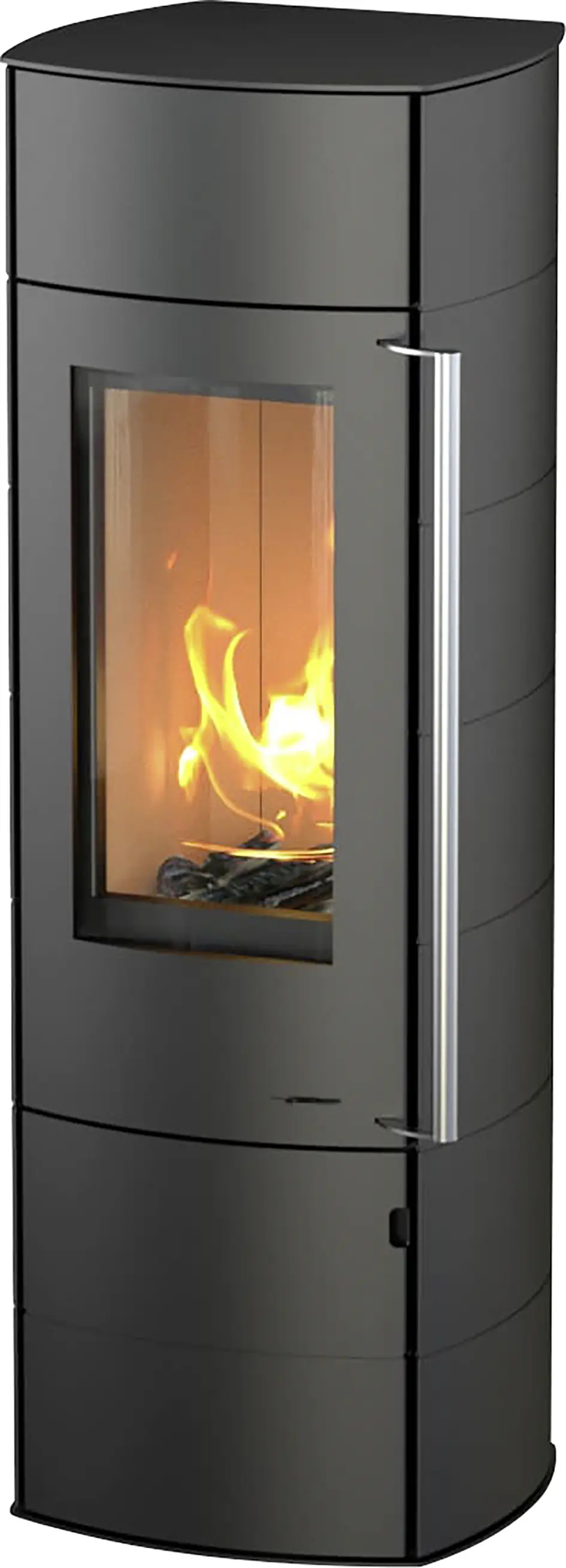 Thermia Kaminofen Alpha Ring Stahl schwarz 6 kW